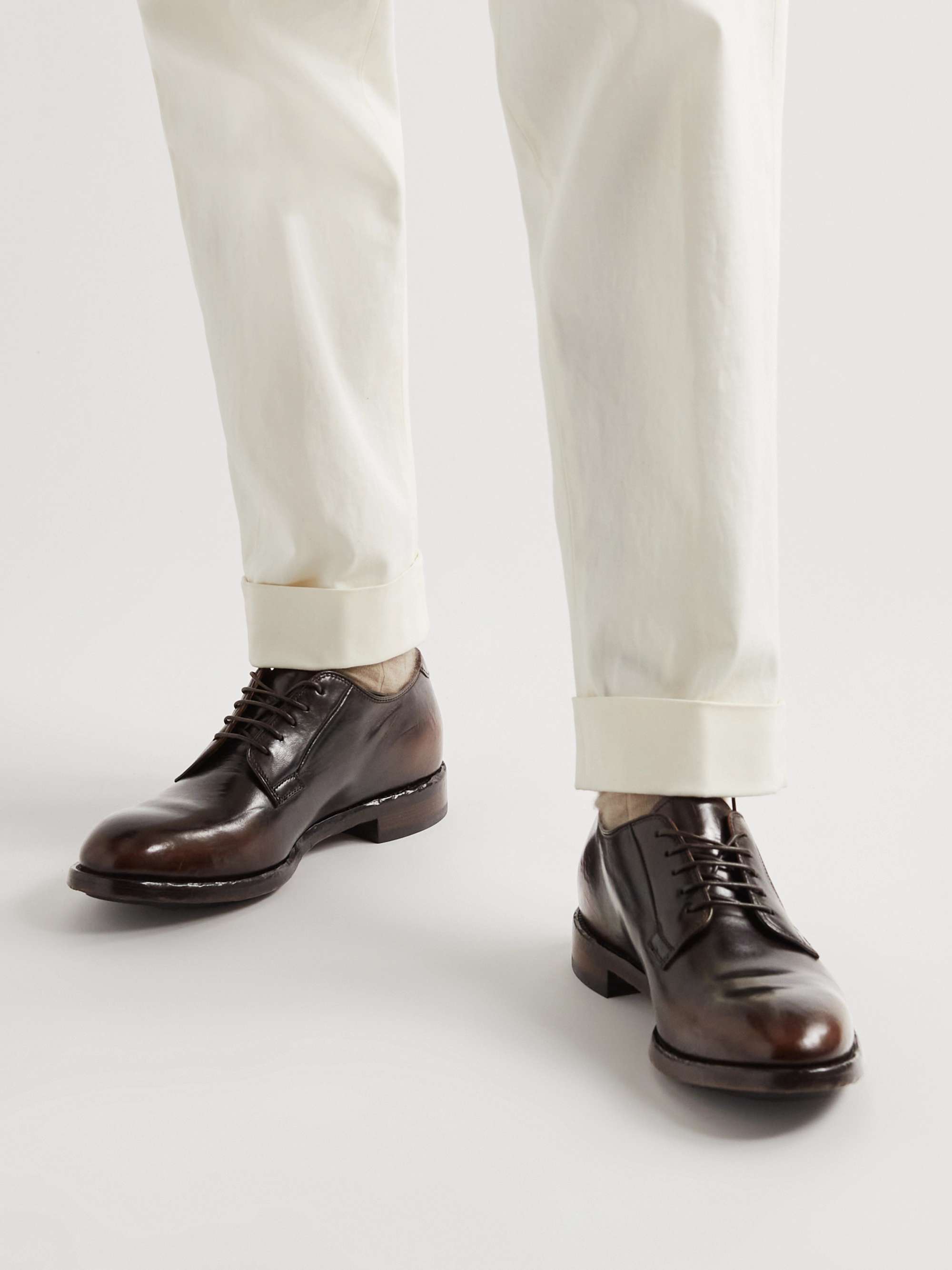 OFFICINE CREATIVE Temple Leather Derby Shoes