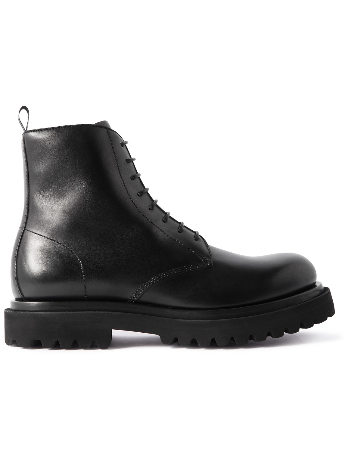 Officine Creative Eventual Leather Boots In Black