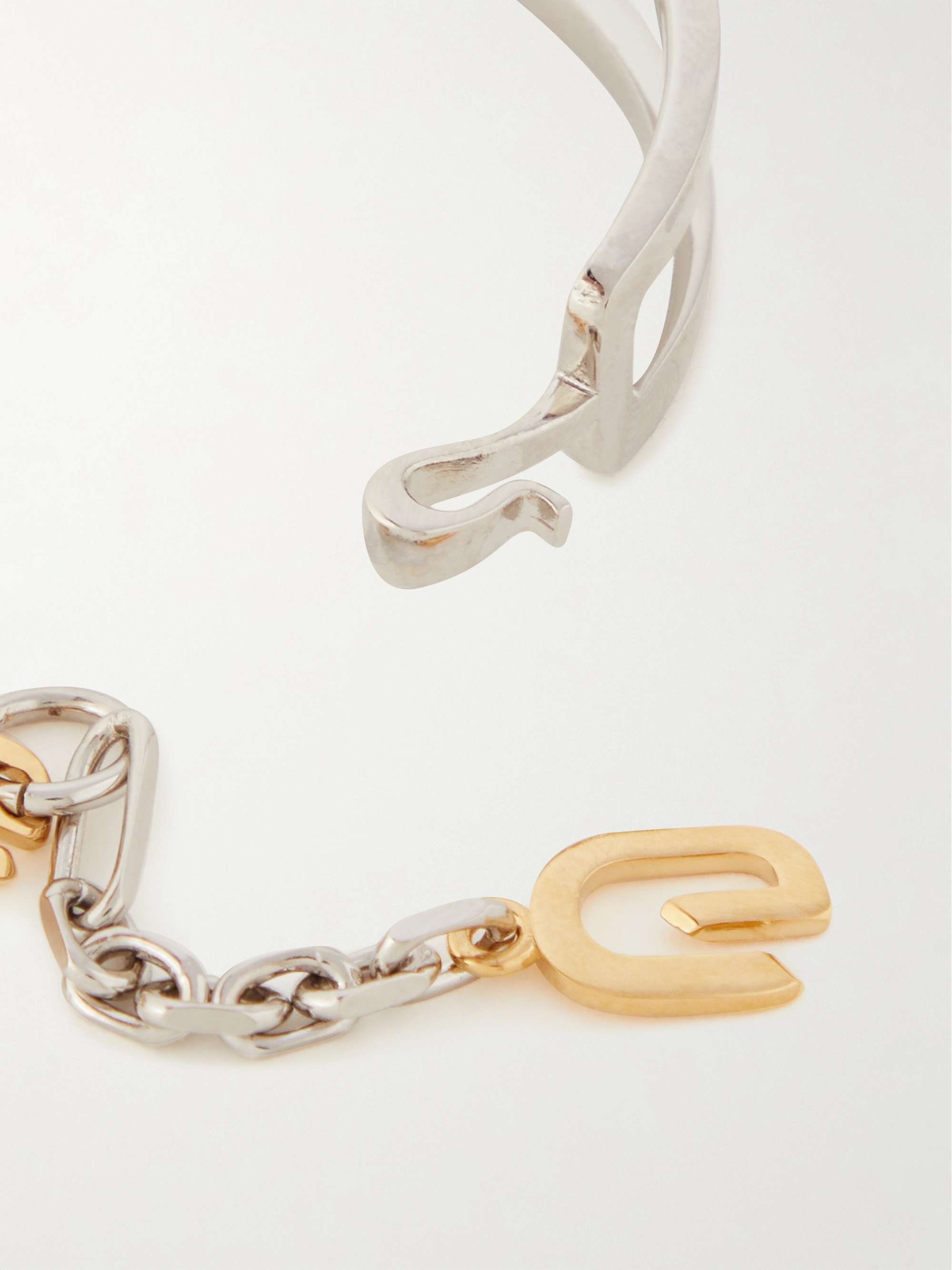 GIVENCHY Gold- and Silver-Tone Bracelet