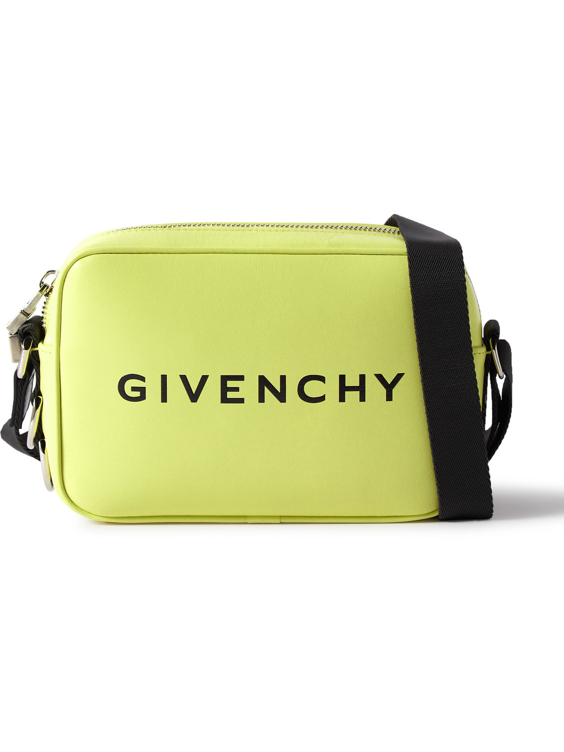Givenchy - Logo-Print Leather Messenger Bag - Men - Yellow for Men