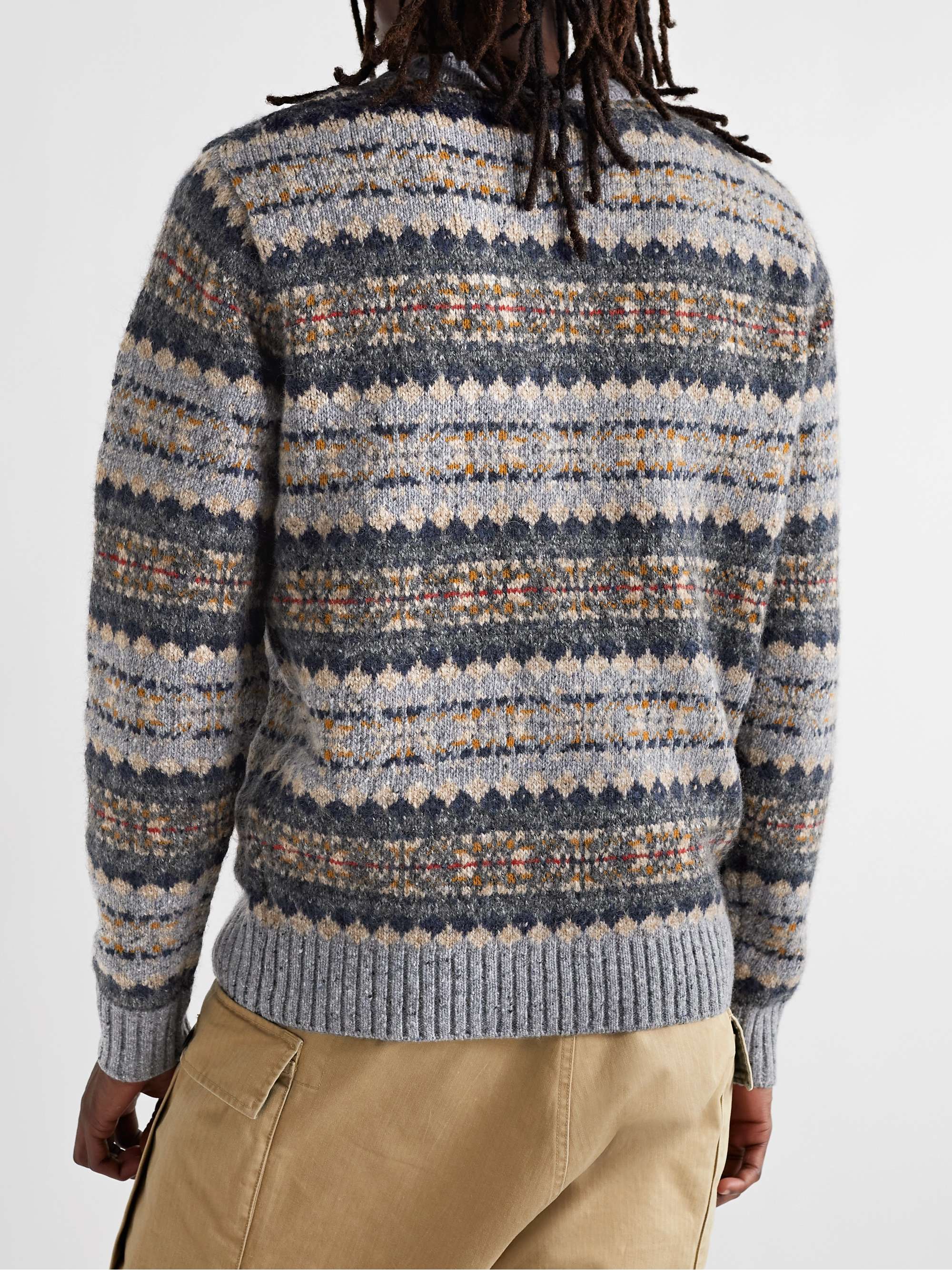 ALEX MILL Fair Isle Knitted Sweater
