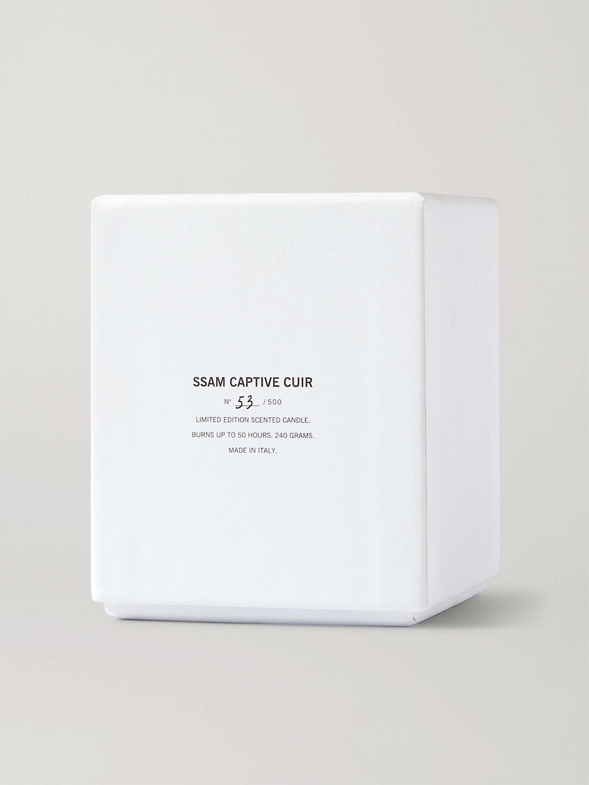 SSAM Captive Cuir Scented Candle, 240g