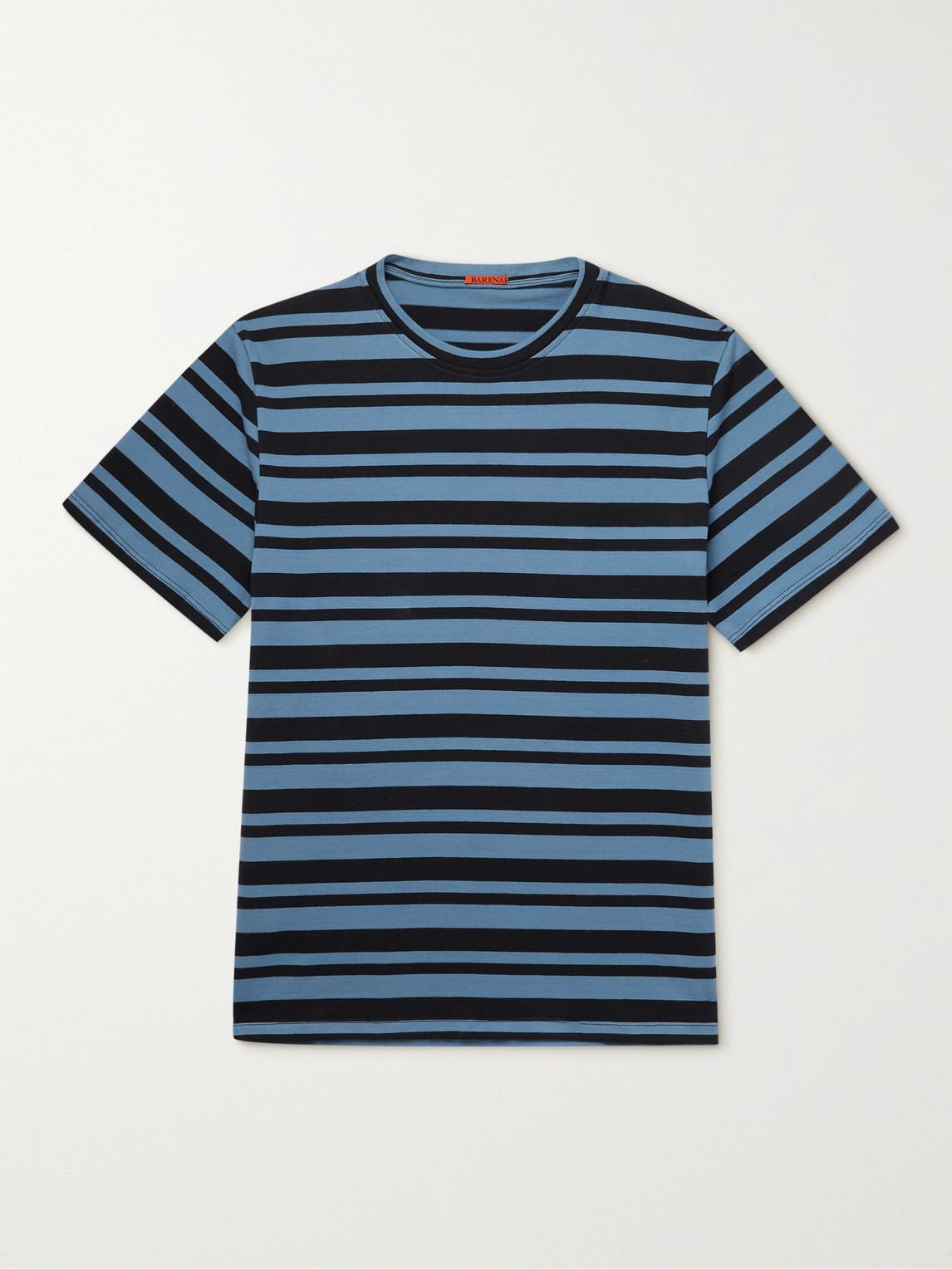 Barena Venezia Striped Cotton-jersey T-shirt In Blue