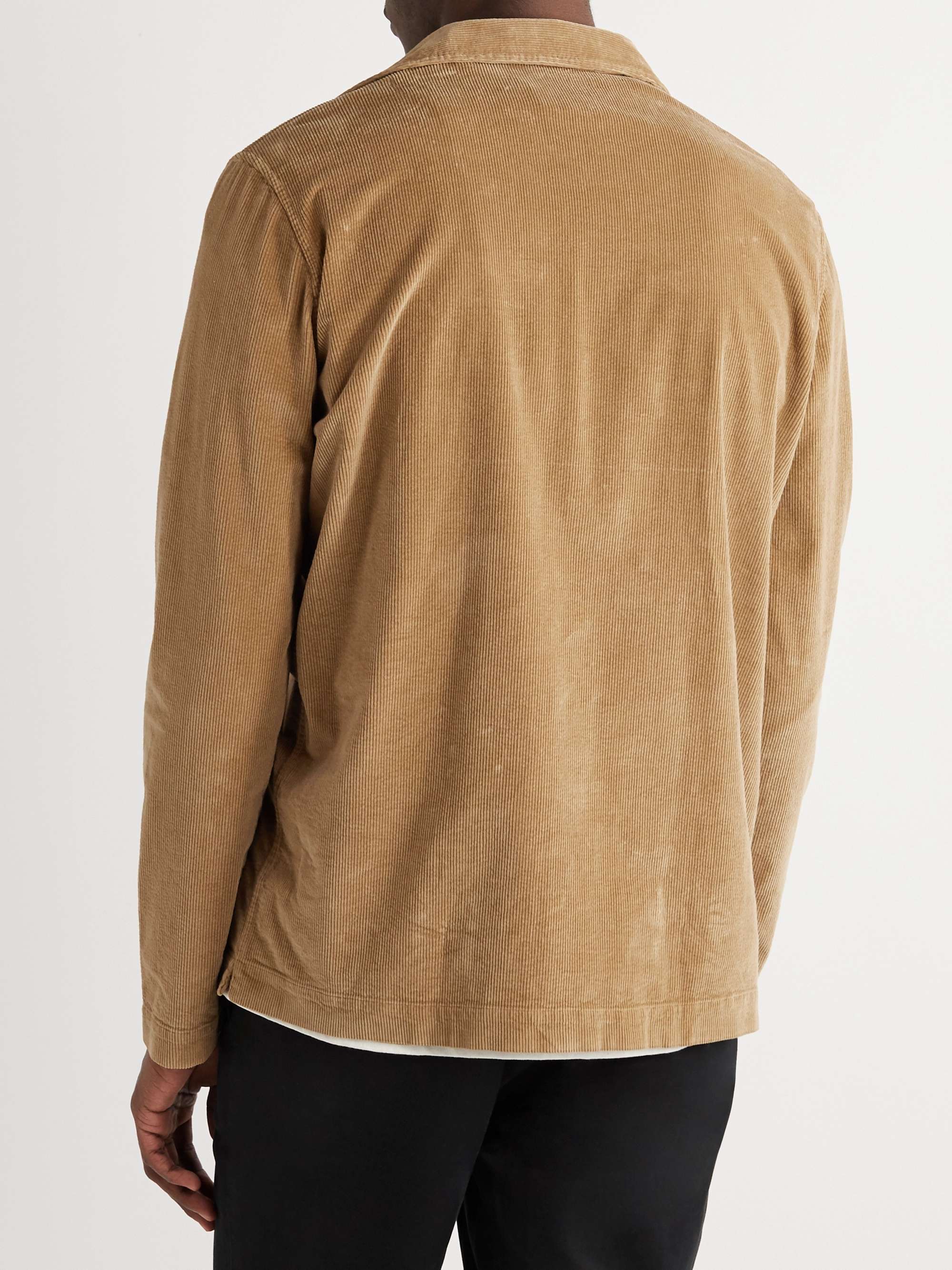 INCOTEX Cotton-Blend Corduroy Overshirt
