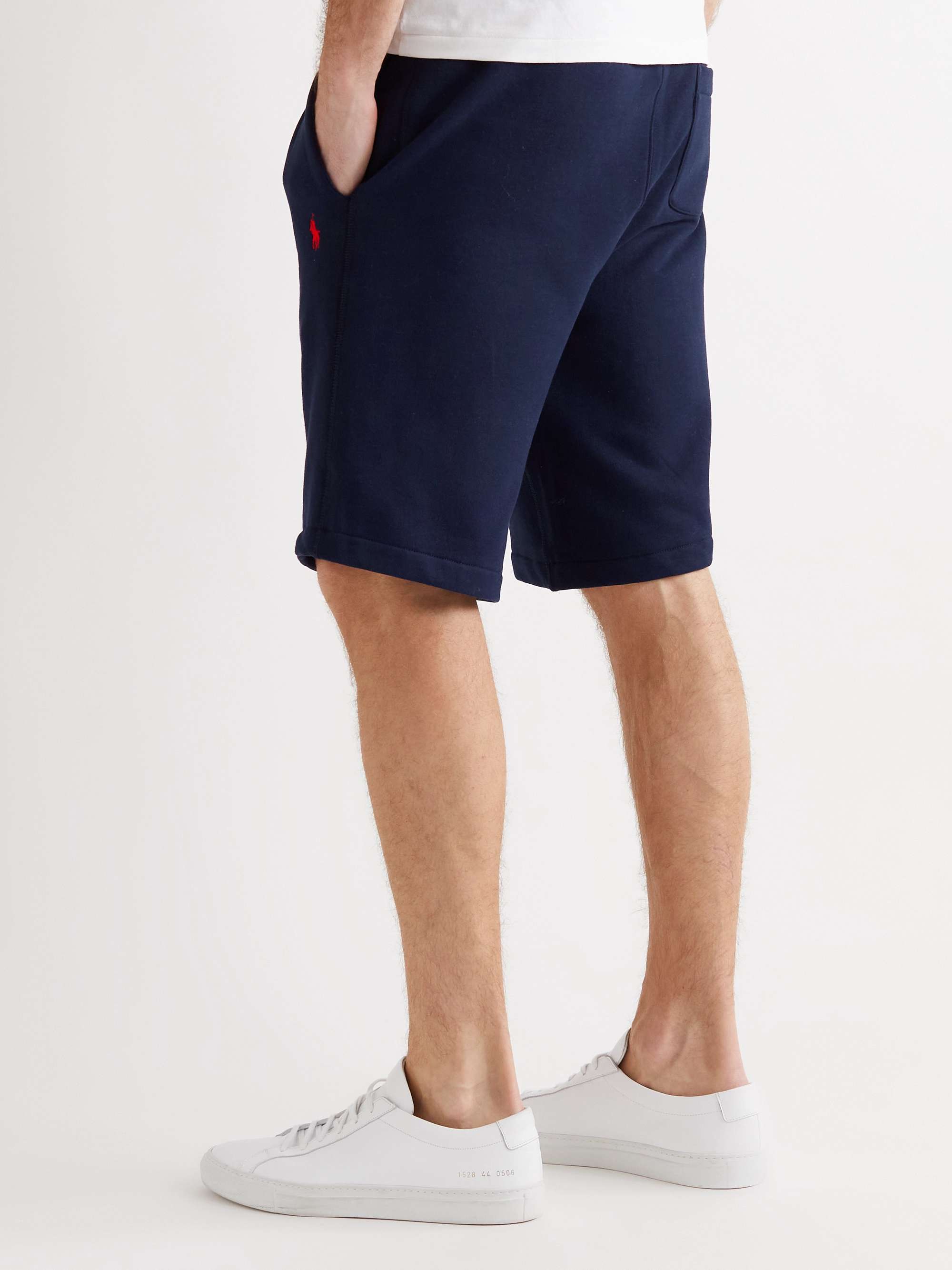 Blue for Men Mens Clothing Shorts Casual shorts Polo Ralph Lauren Cotton Logo Embroidered Drawstring Shorts in Navy 