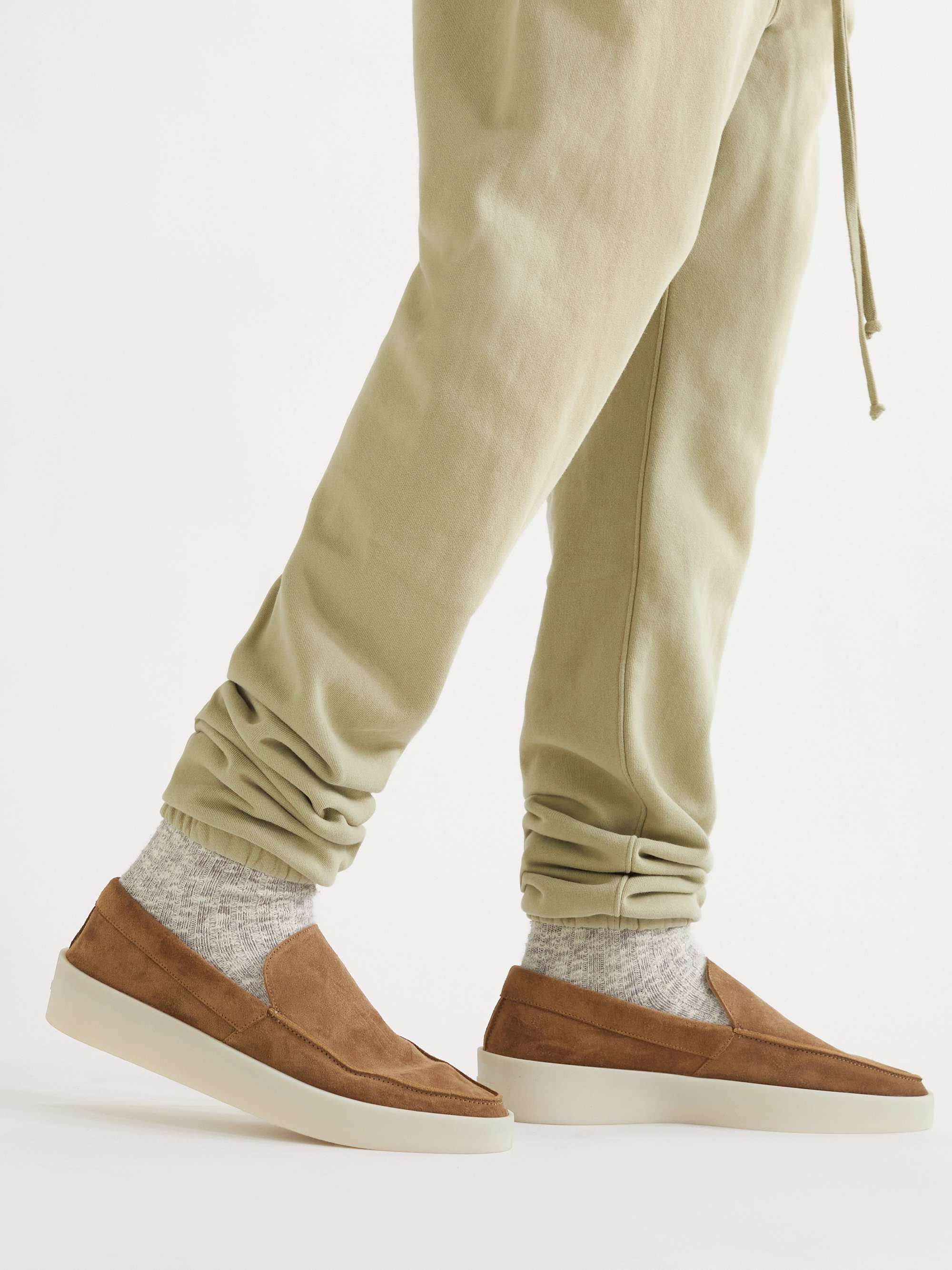 FEAR OF GOD Reverse Suede Loafers