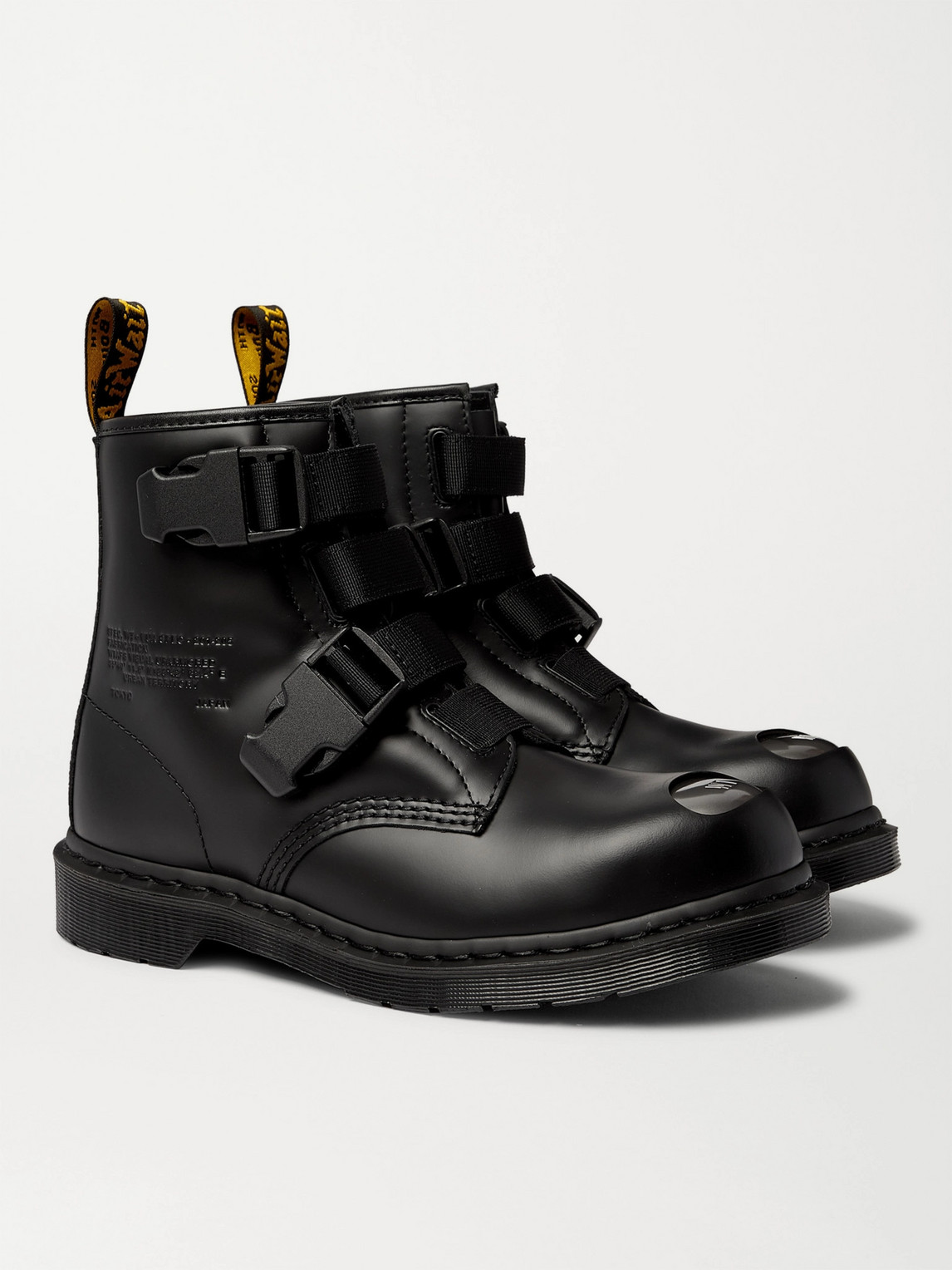 DR. MARTENS' WTAPS 1460 LEATHER BOOTS