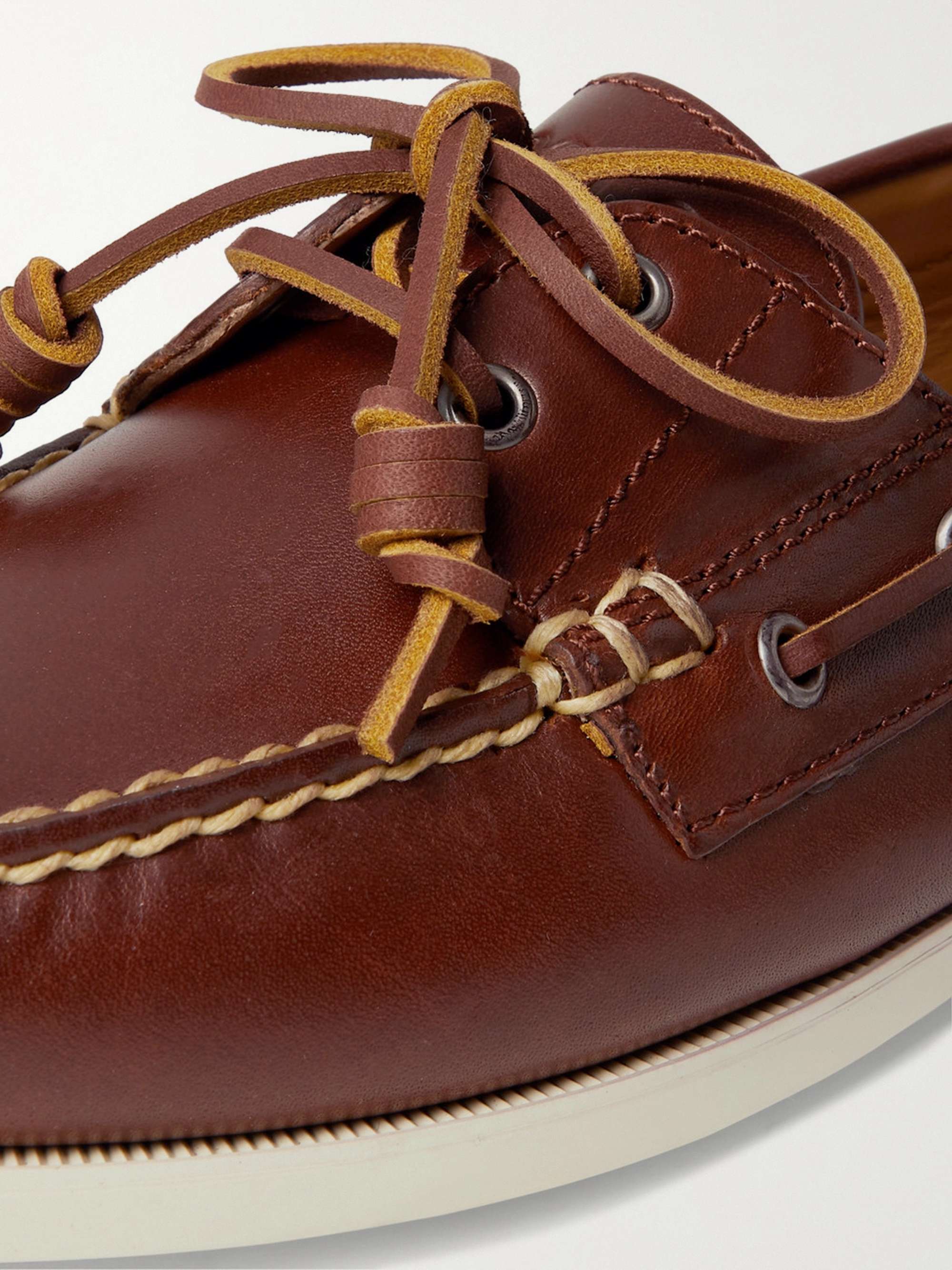 POLO RALPH LAUREN Merton Leather Boat Shoes