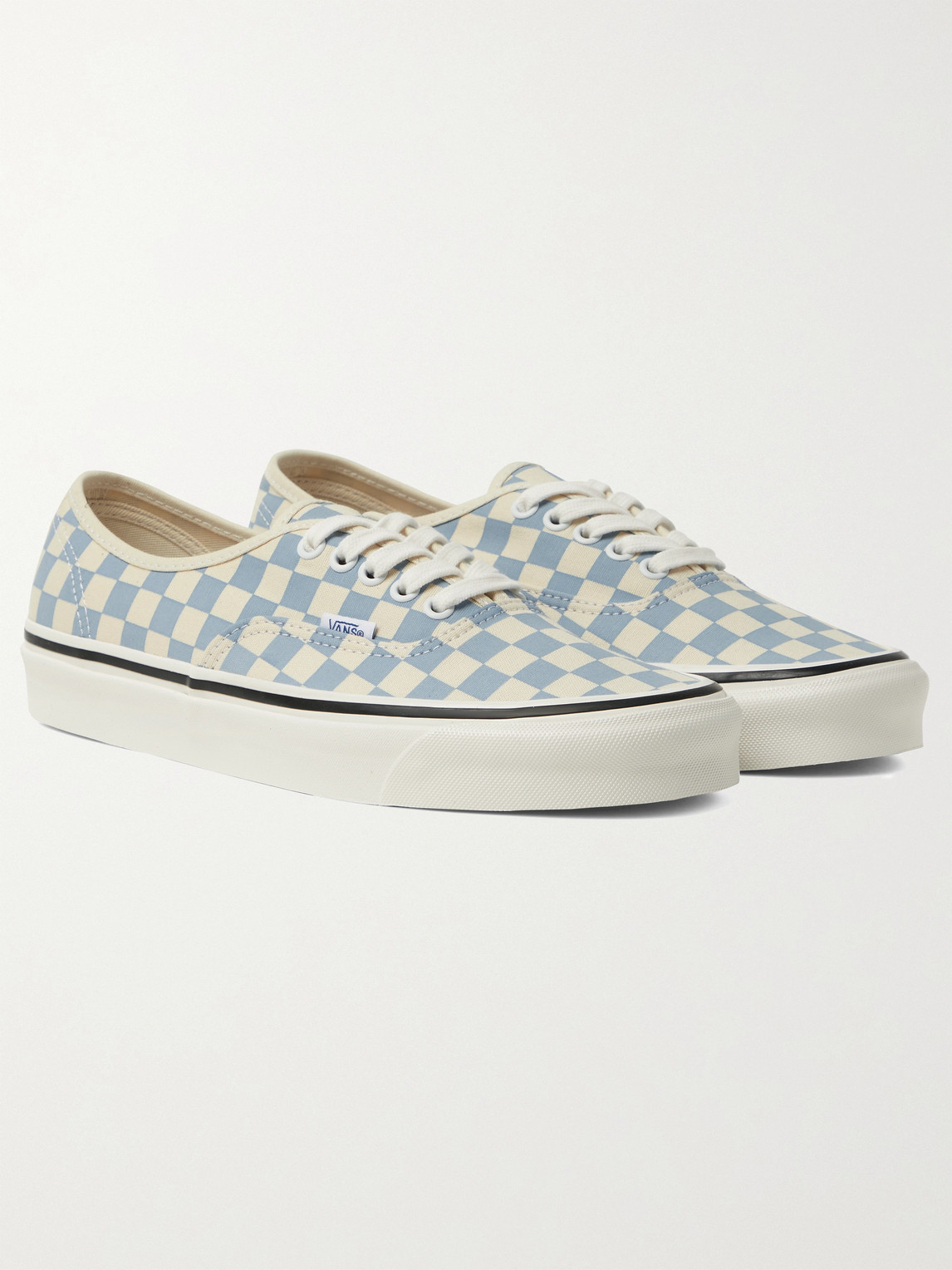 VANS ANAHEIM FACTORY AUTHENTIC 44 DX CHECKERBOARD CANVAS SNEAKERS