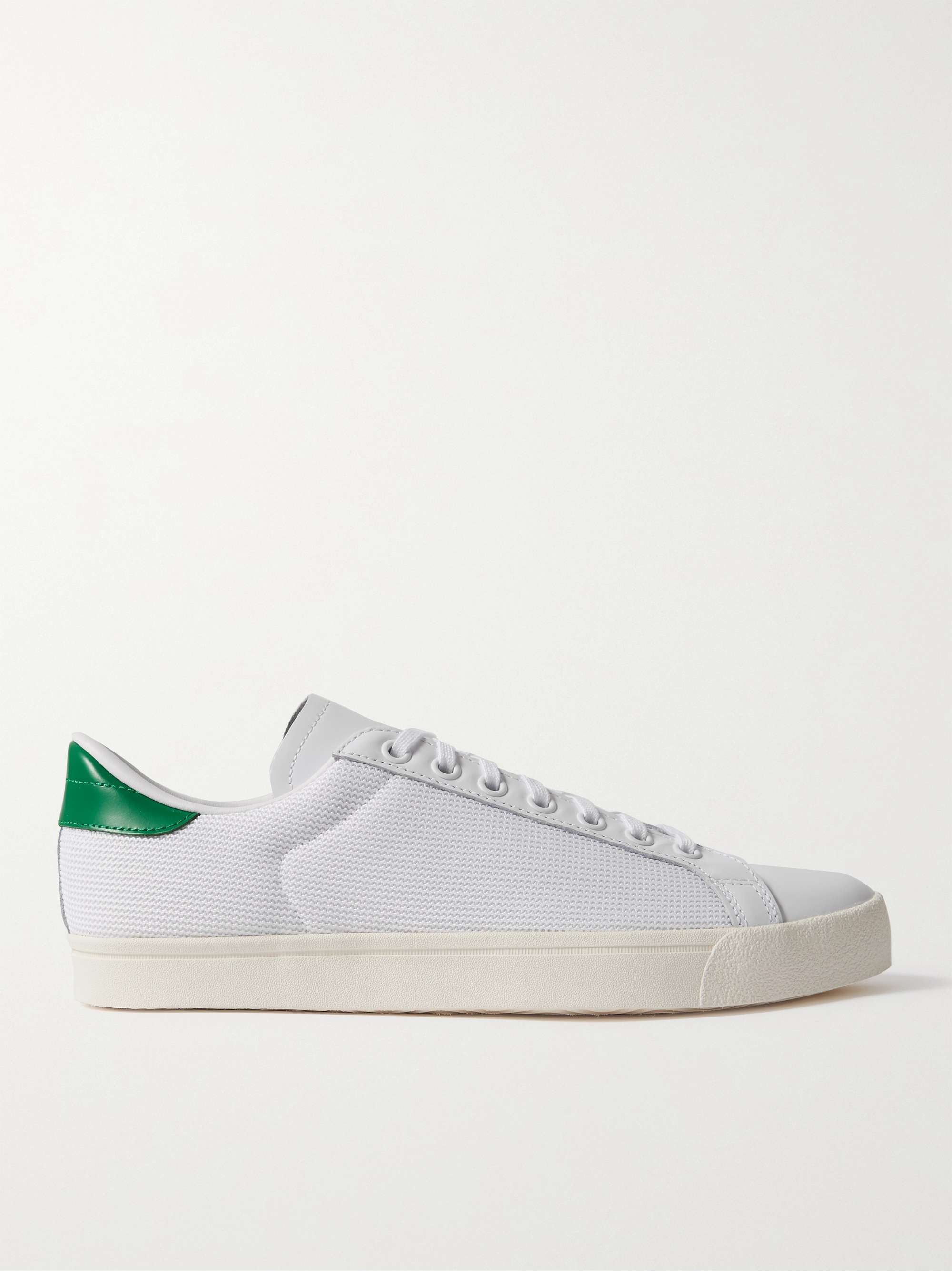White Laver Mesh and Leather Sneakers | ORIGINALS MR