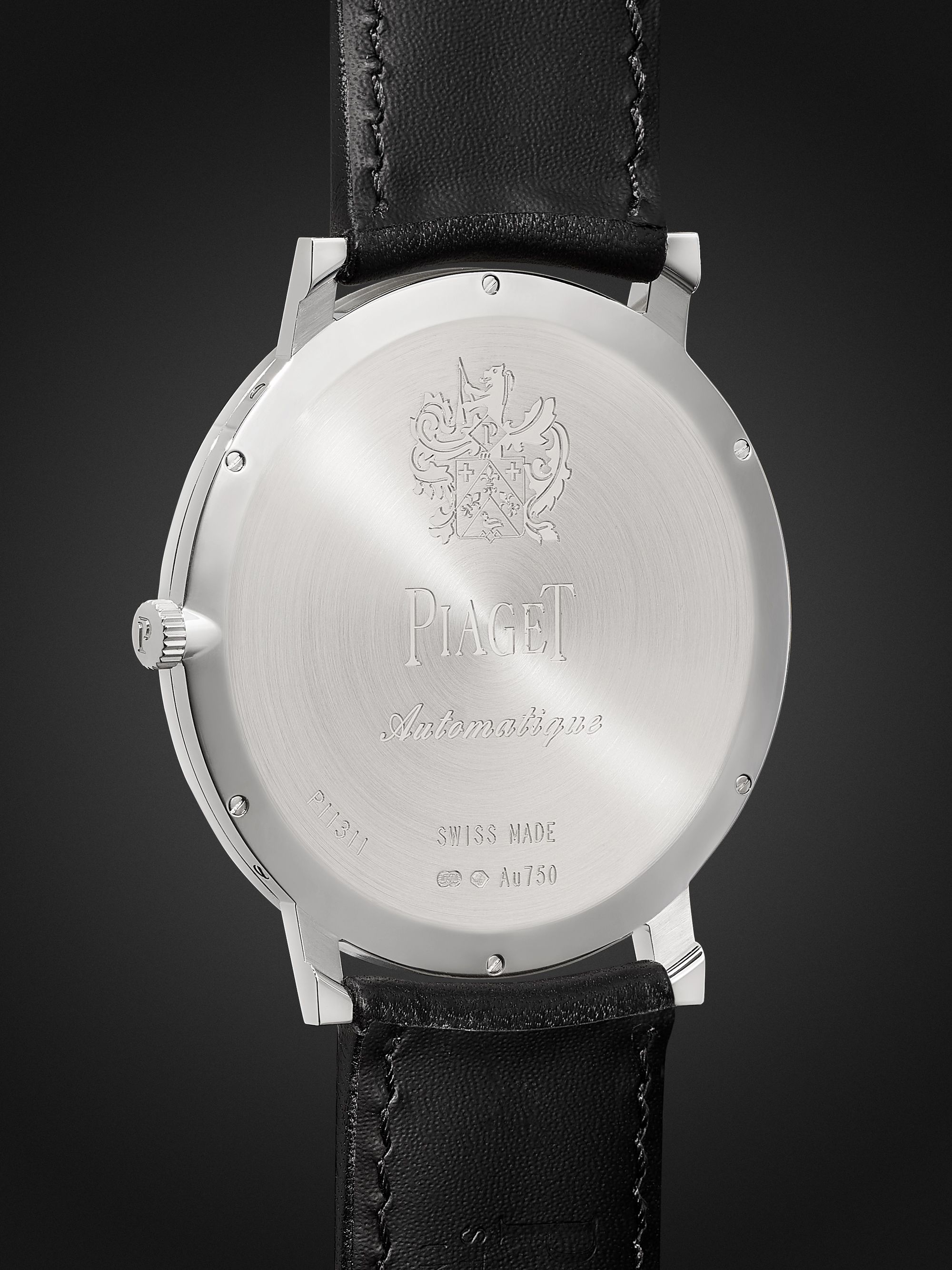 PIAGET Altiplano Ultimate Automatic 41mm 18-Karat White Gold and Leather Watch, Ref. No. G0A43121
