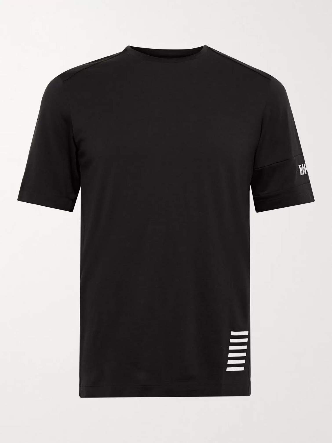 Rapha Pro Team Transfer Logo-print Wool-blend Jersey T-shirt In Black