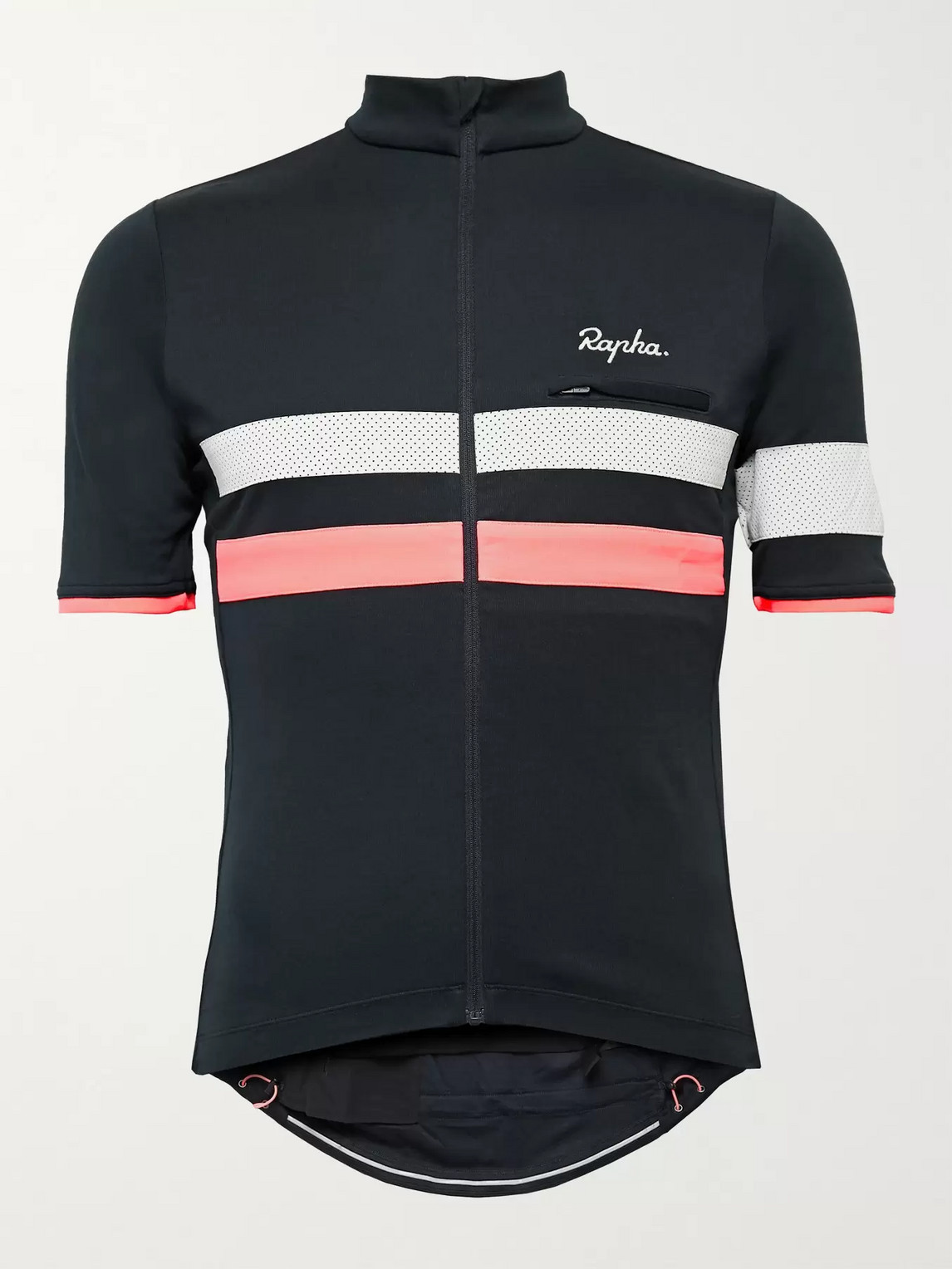 Rapha Brevet Panelled Cycling Jersey In Blue
