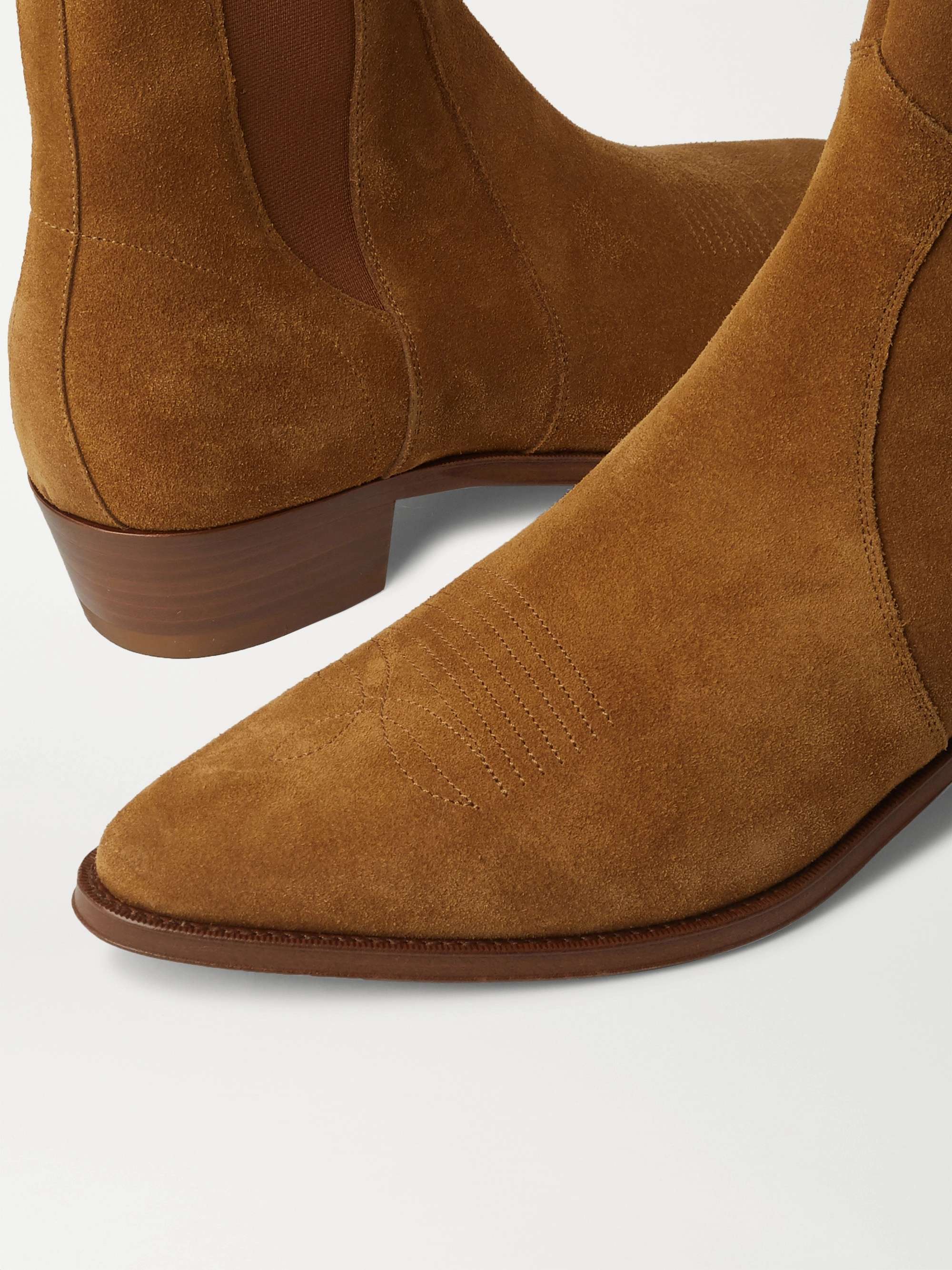 CELINE HOMME Suede Chelsea Boots