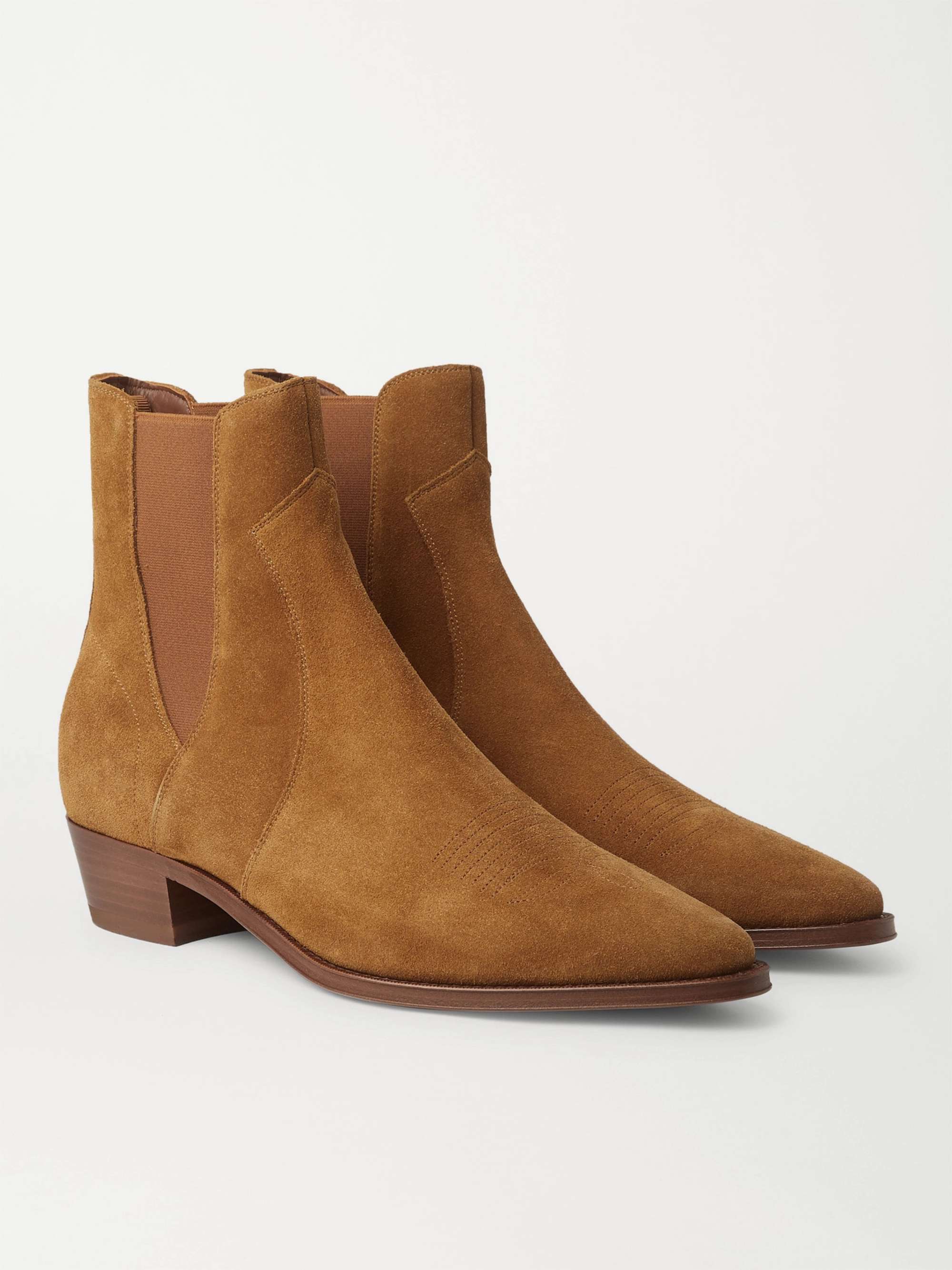 CELINE HOMME Suede Chelsea Boots