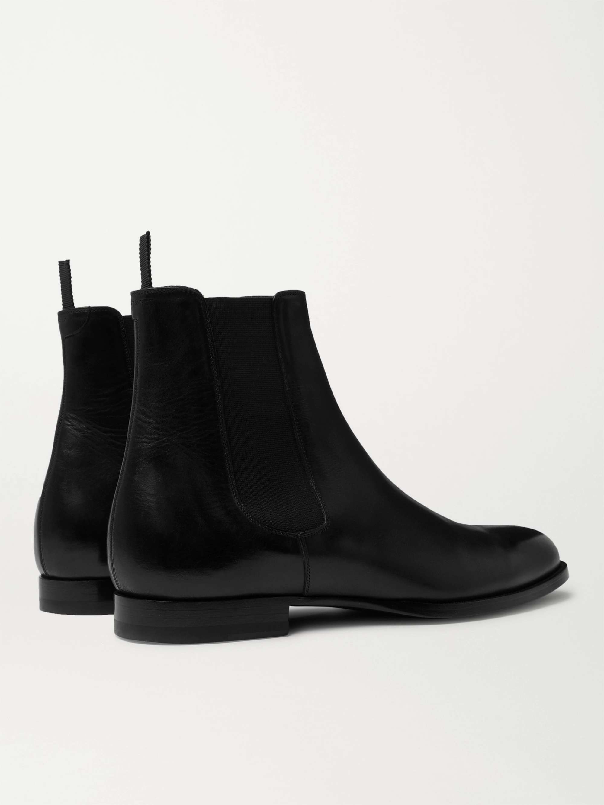 CELINE HOMME Leather Chelsea Boots