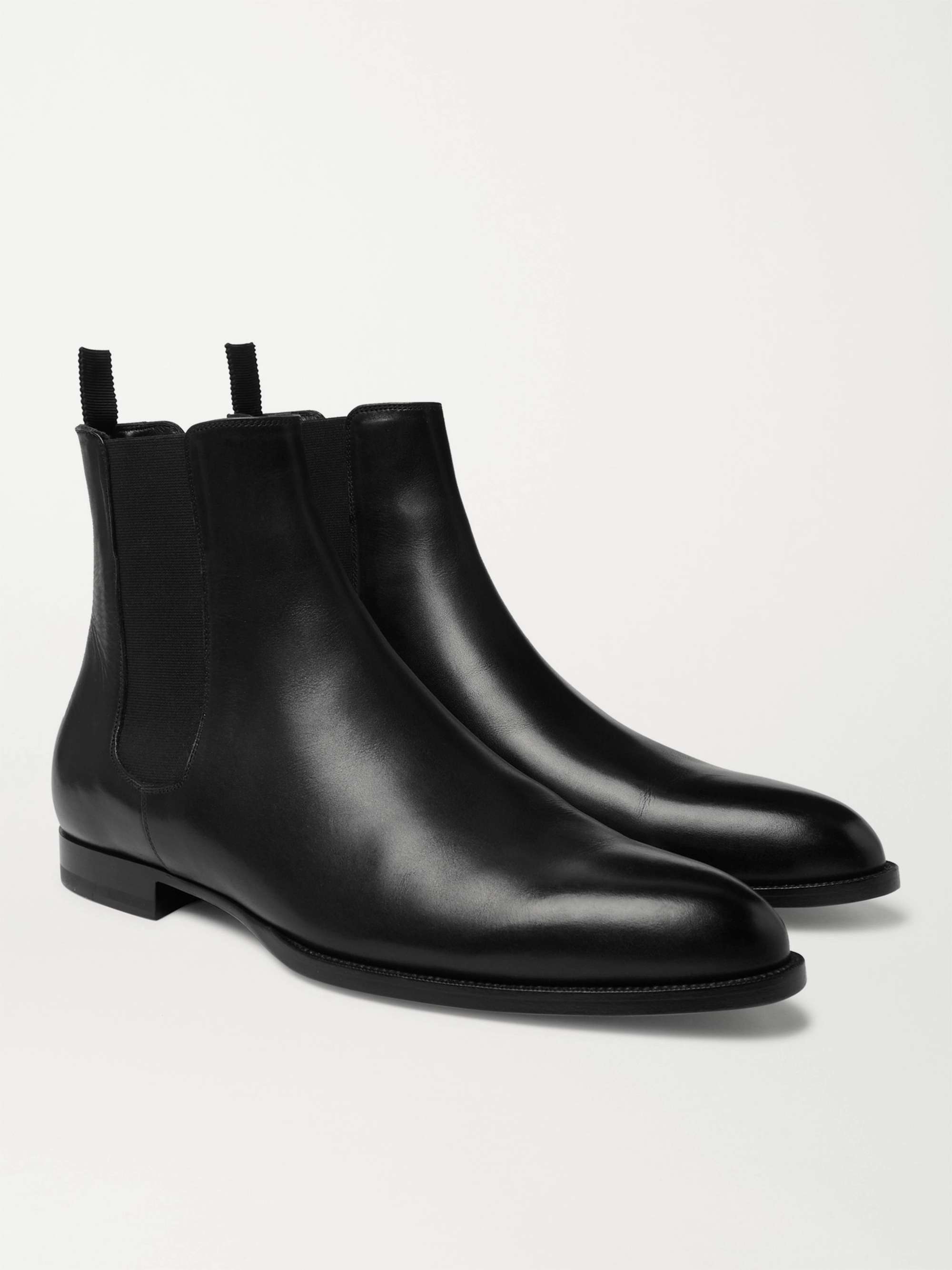 CELINE HOMME Leather Chelsea Boots