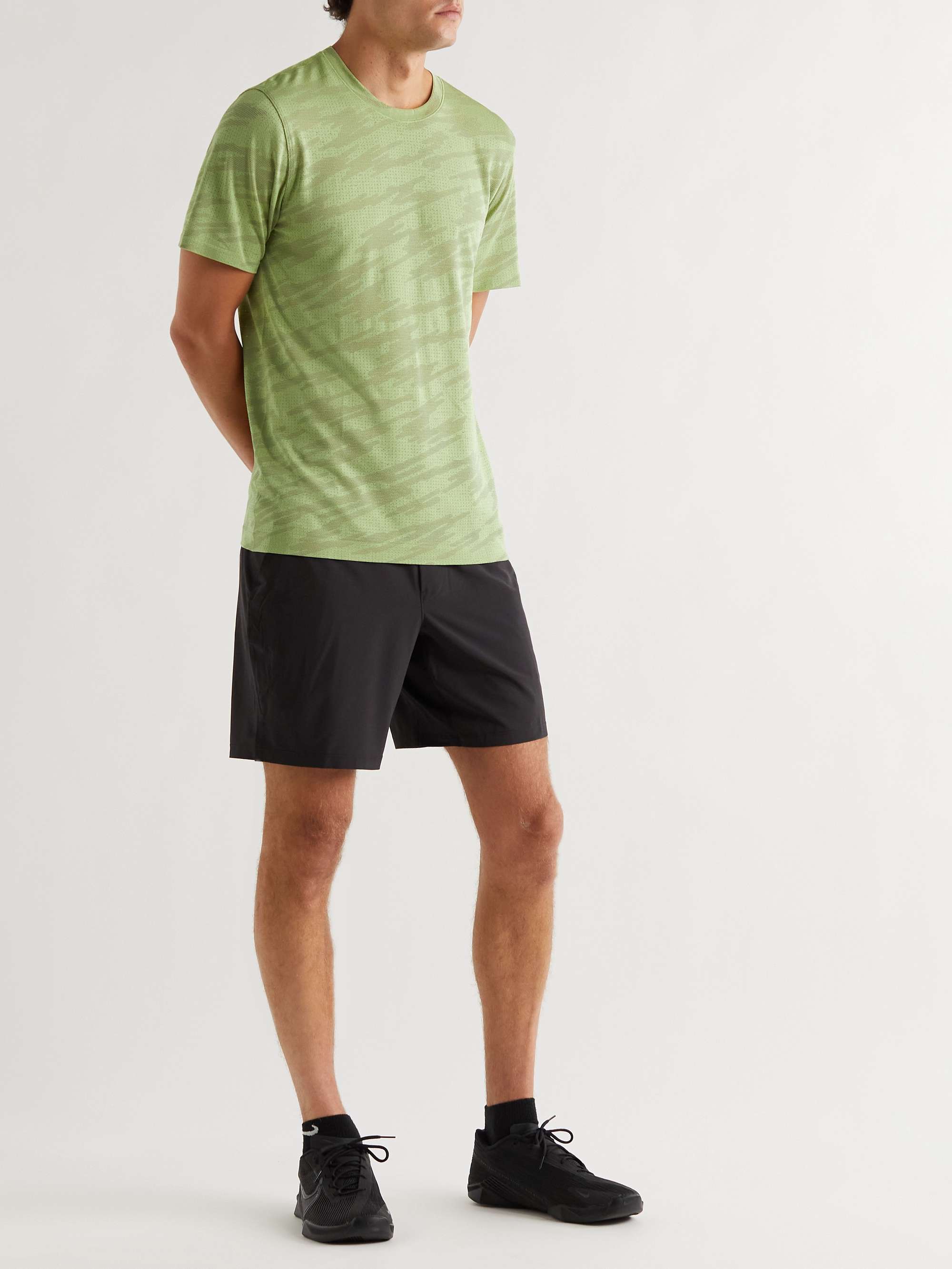 LULULEMON Metal Vent Breathe Perforated Stretch-Jersey T-Shirt