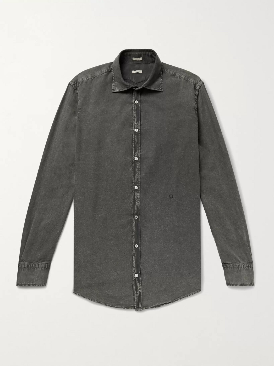 Massimo Alba Flannel Shirt In Gray