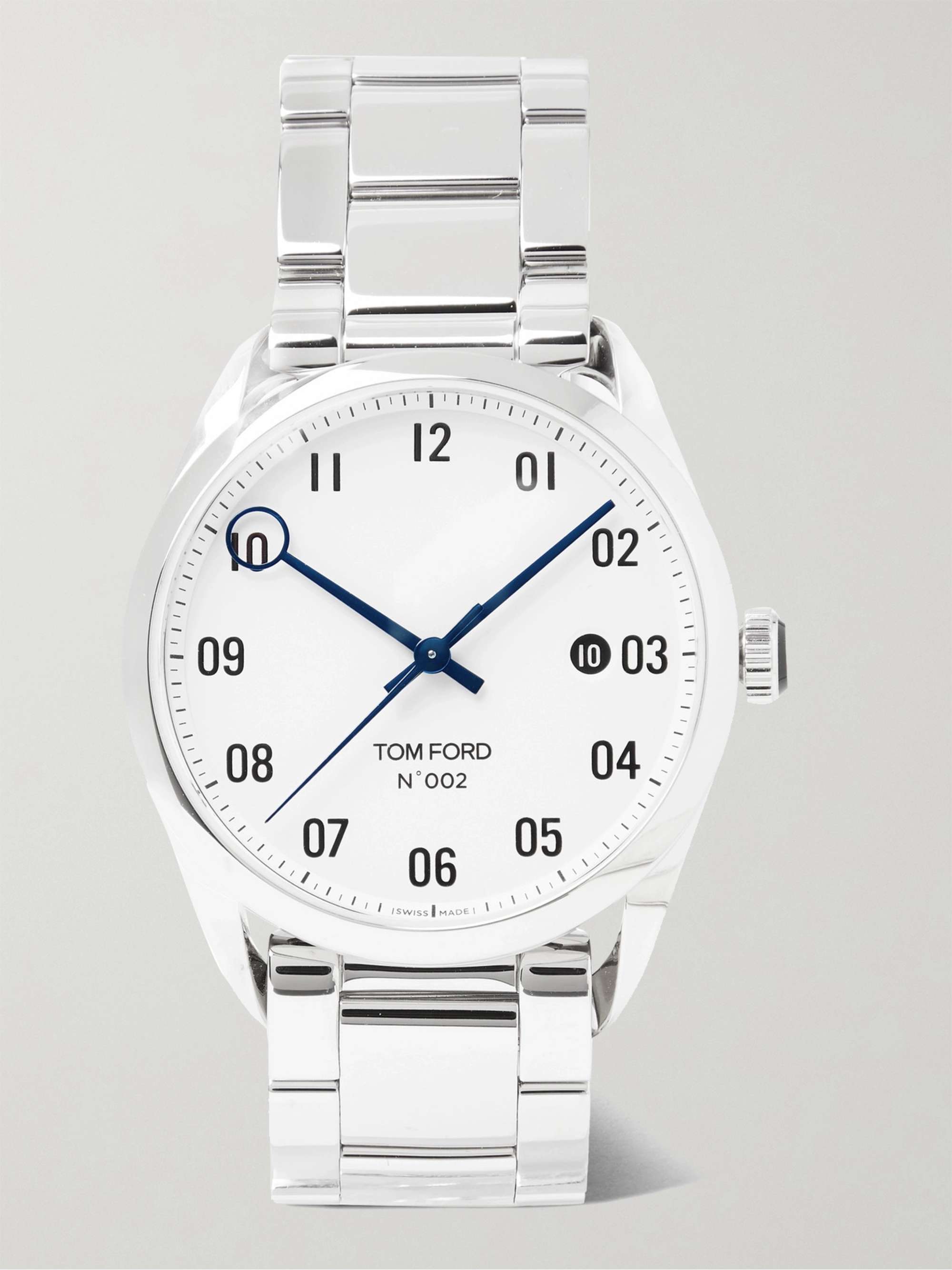 TOM FORD TIMEPIECES 002 40mm Automatic Stainless Steel Watch