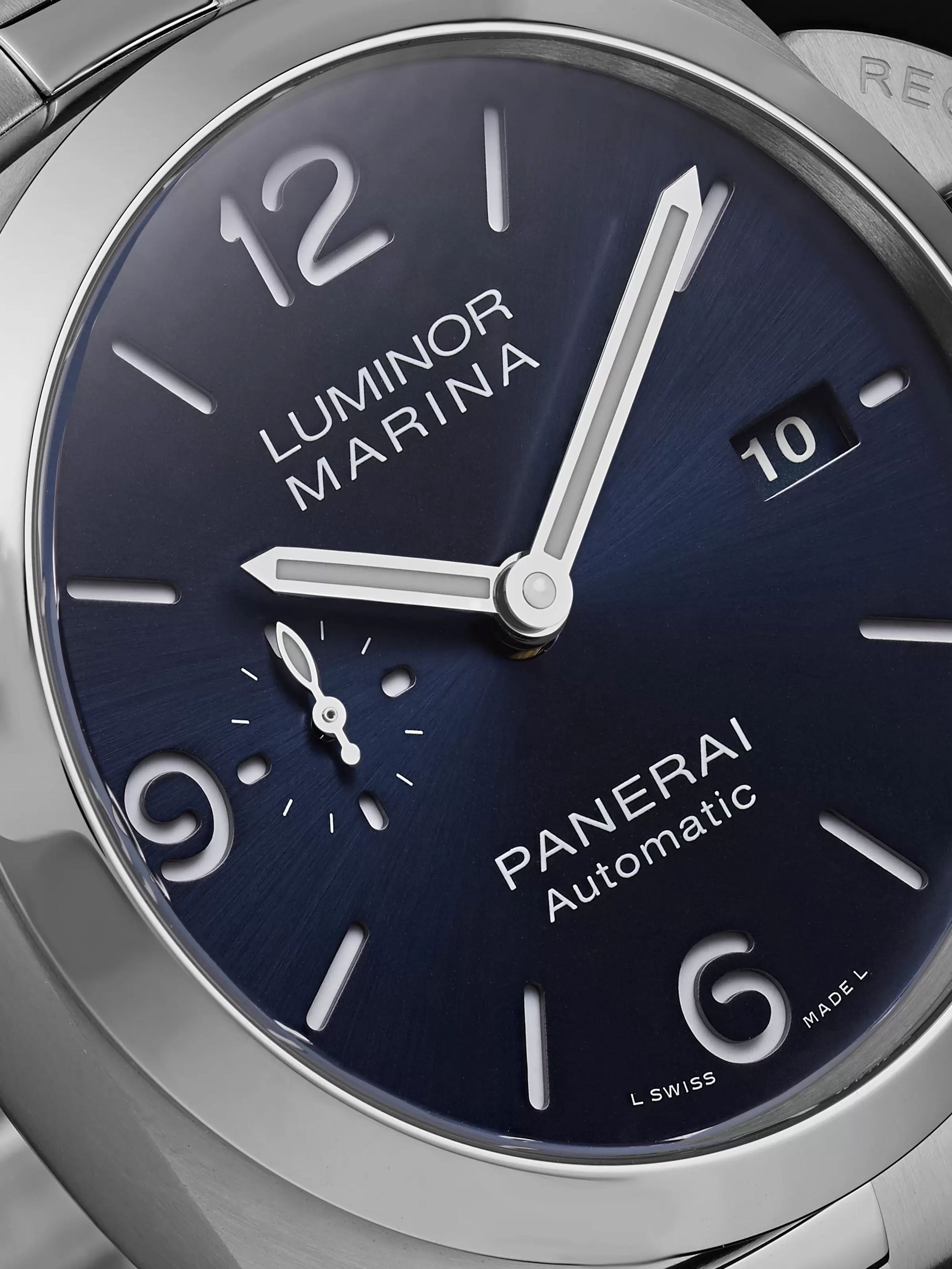 PANERAI Luminor Marina Specchio Blu Automatic 44mm Stainless Steel Watch, Ref. No. PAM01316