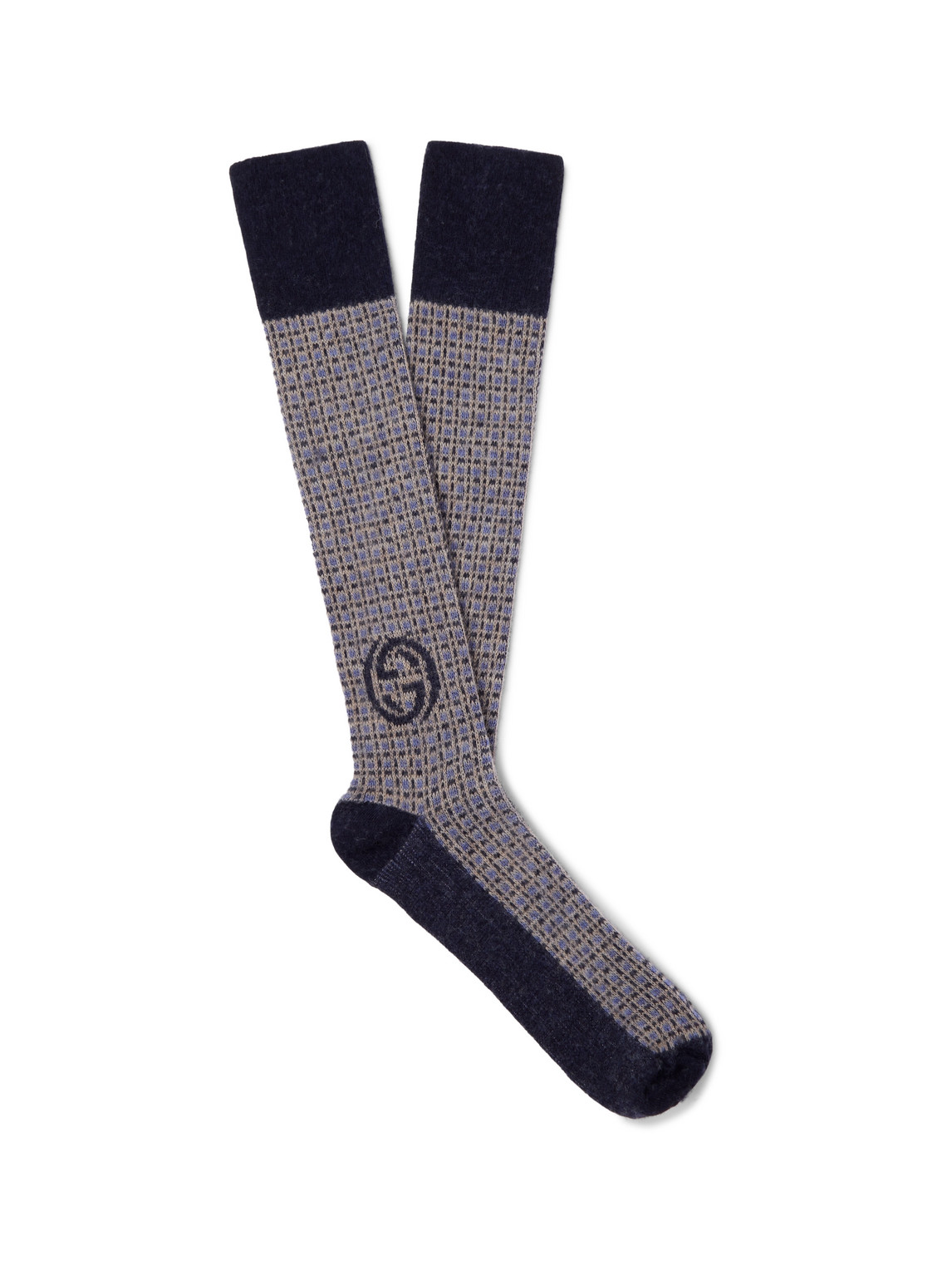Wool-Blend Jacquard Socks