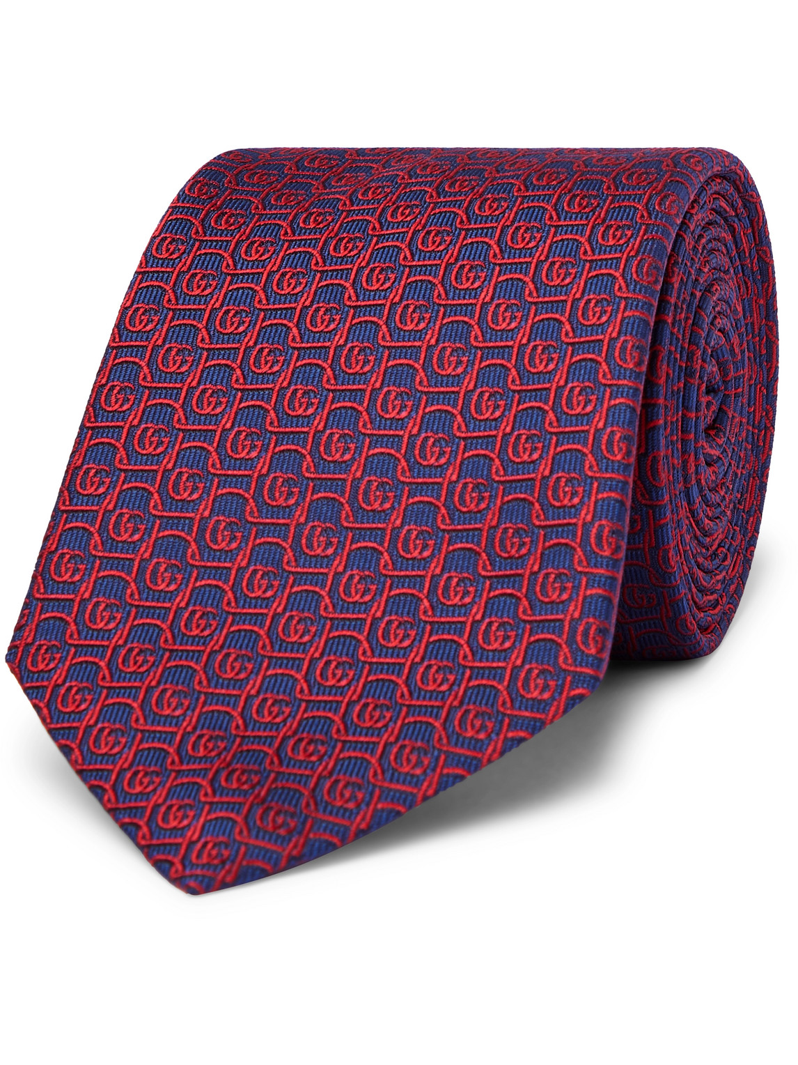 7cm Logo-Jacquard Silk Tie