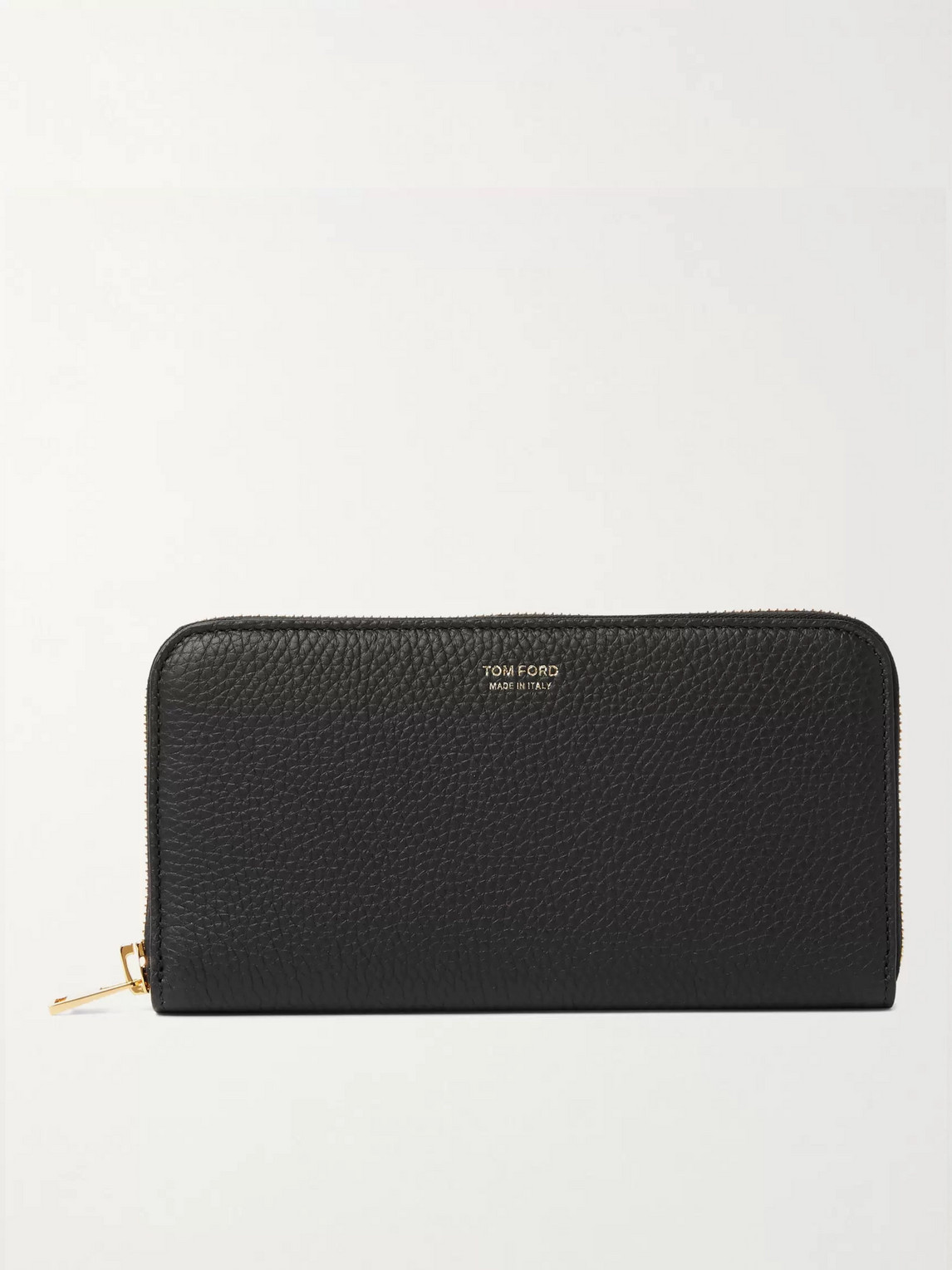 TOM FORD FULL-GRAIN LEATHER ZIP-AROUND WALLET