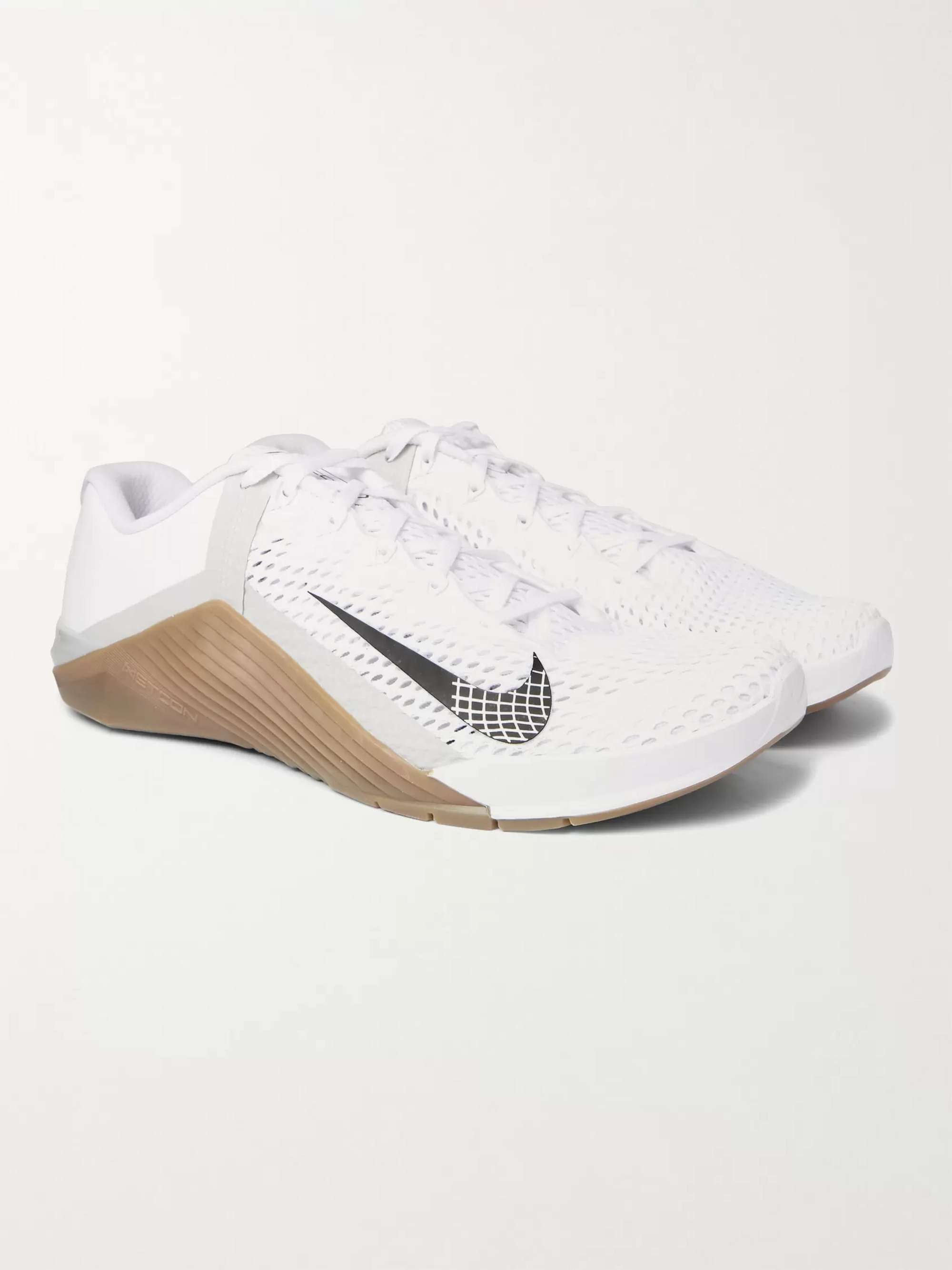 NIKE TRAINING Metcon 6 Rubber-Trimmed Mesh Sneakers