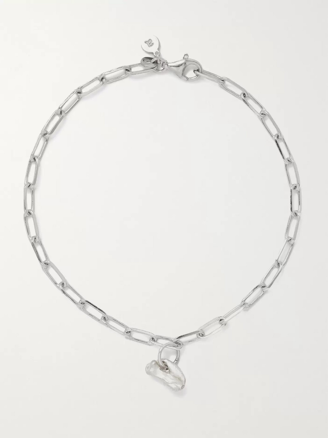 Alice Made This Bardo Rhodium-plated Chain Bracelet In Silver
