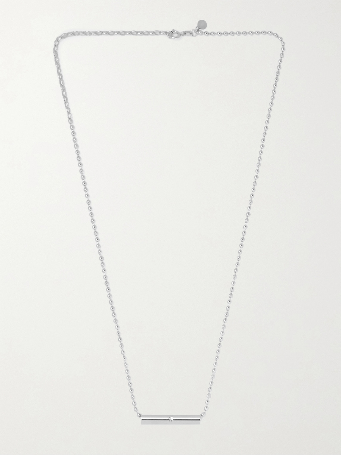 Alice Made This Charlie Rhodium-plated Necklace In Silver