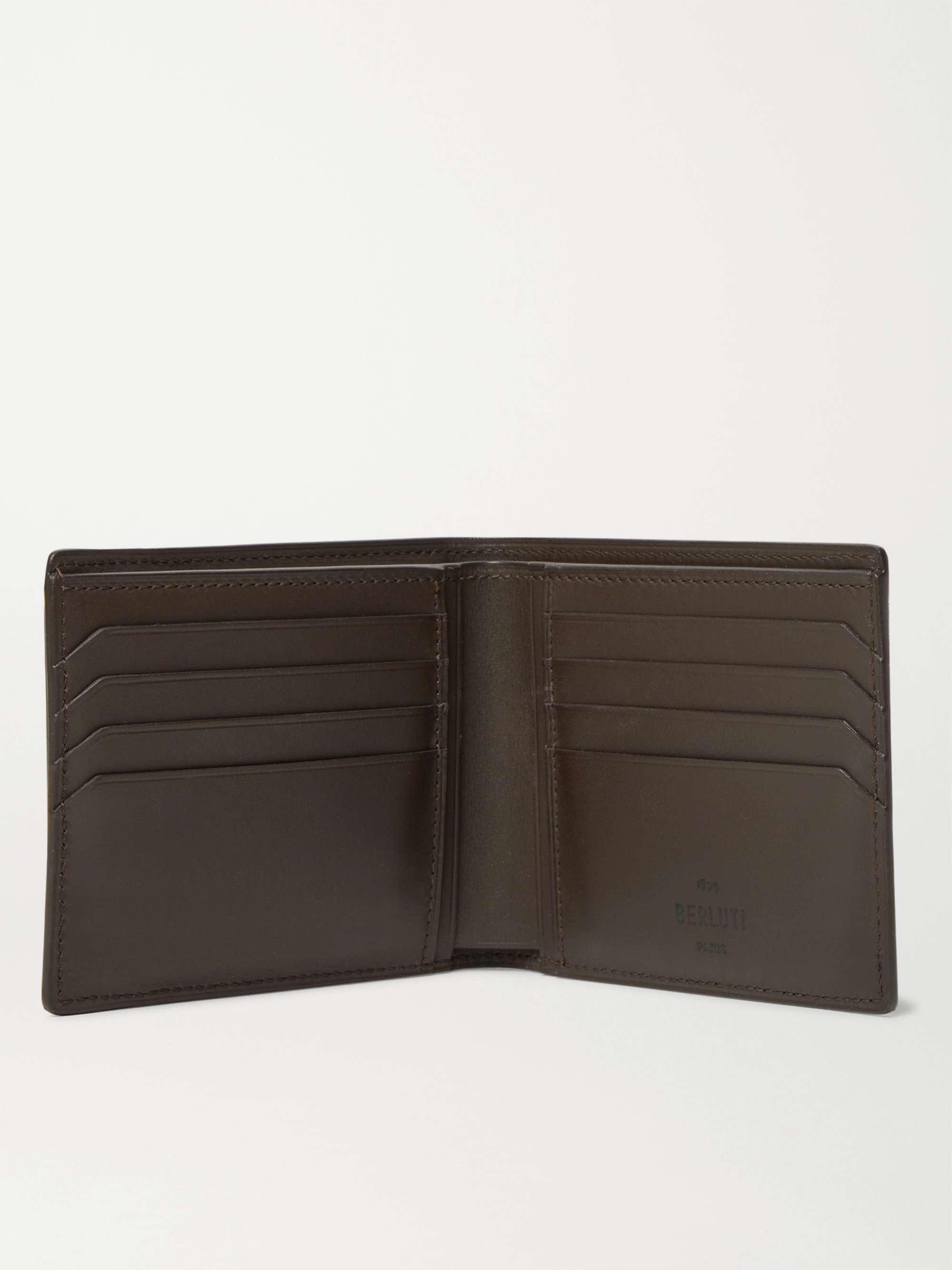 BERLUTI Scritto Leather Billfold Wallet with Cardholder