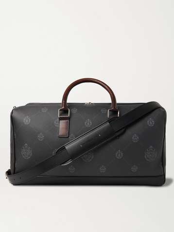 BERLUTI Aventure Signature Canvas and Leather Holdall