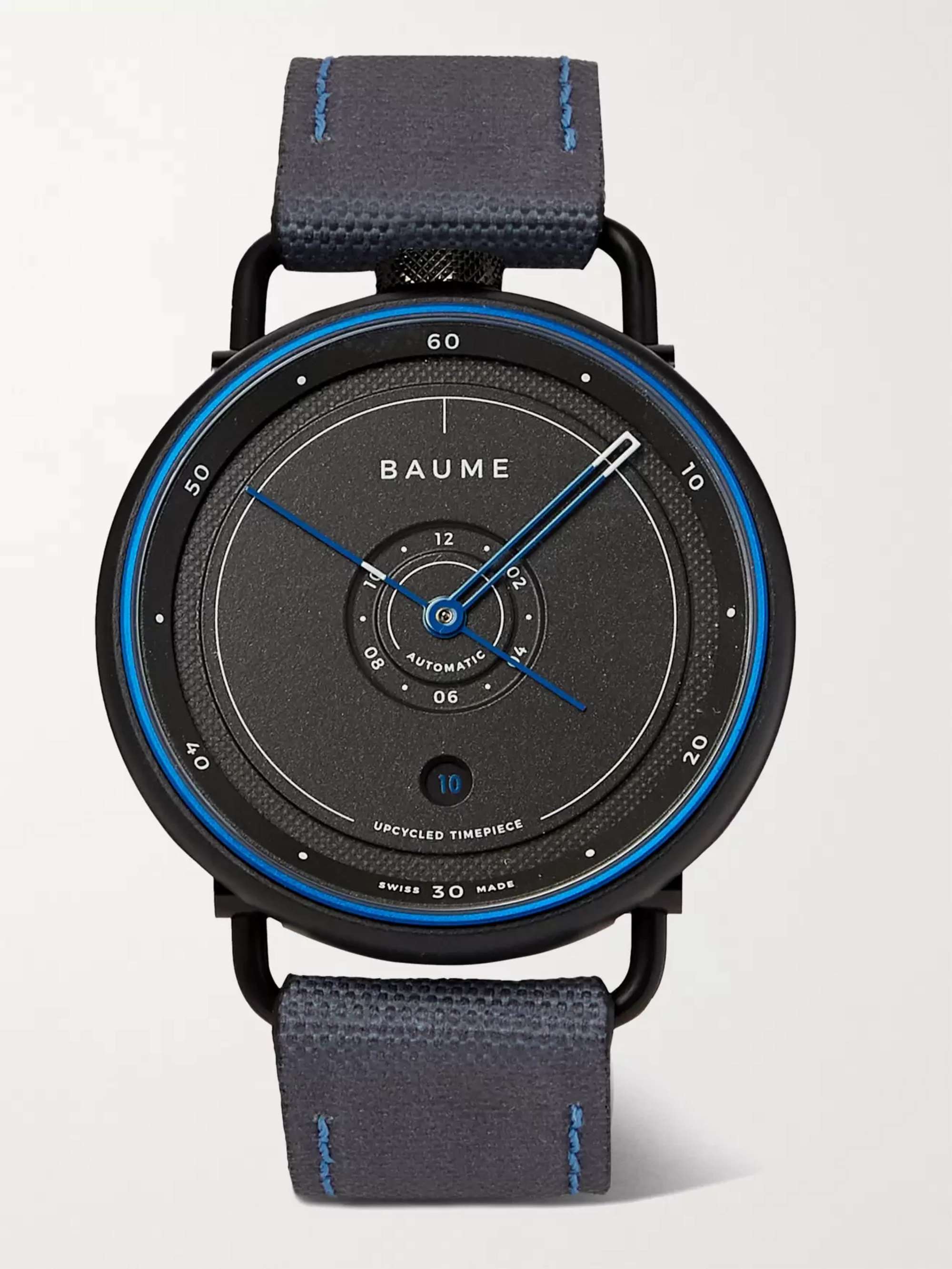 BAUME Ocean Limited Edition Automatic 42mm Plastic, Aluminium and SEAQUAL Canvas Watch, Ref. No. 10587