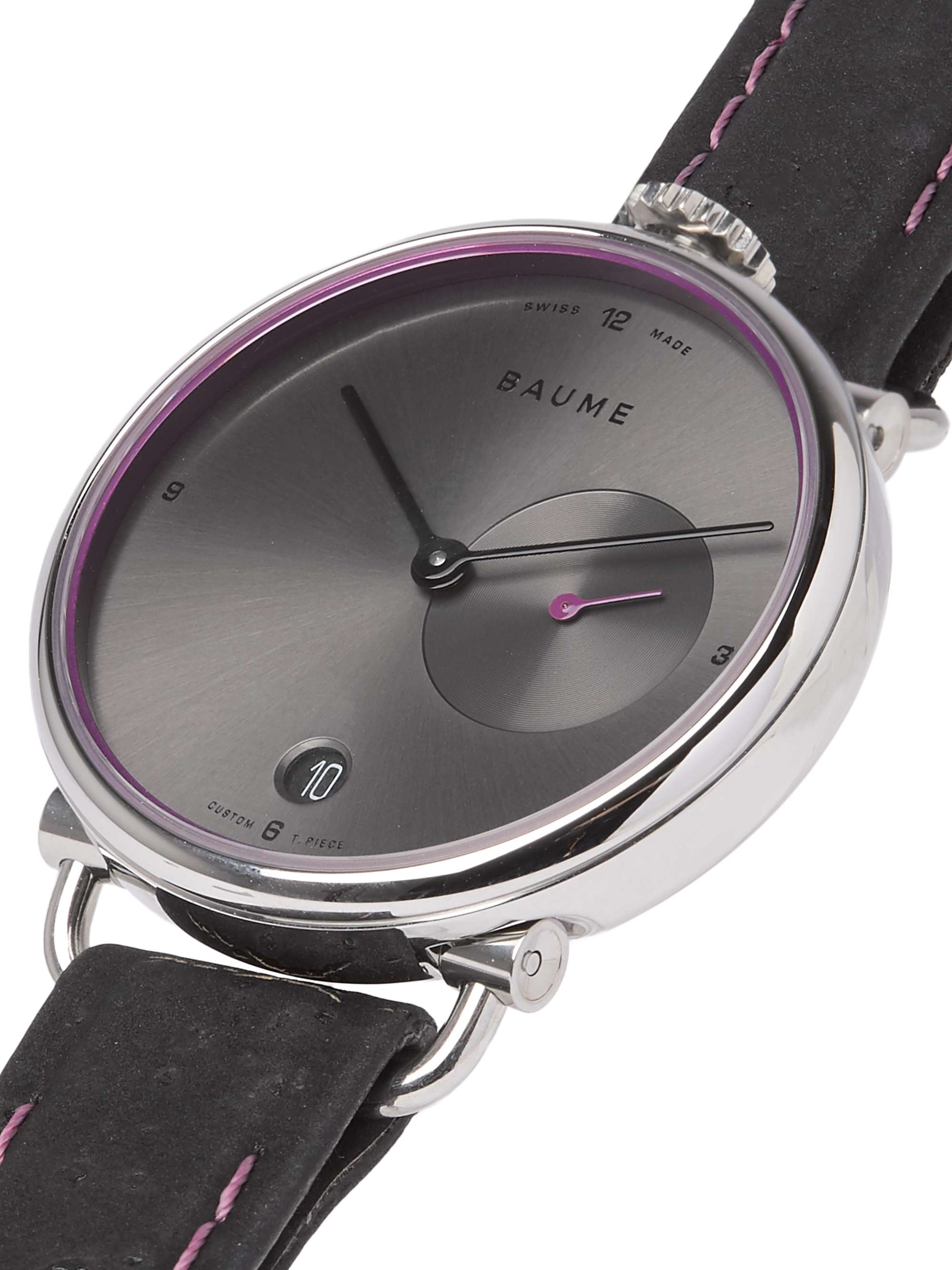 BAUME 35mm Stainless Steel and Cork Watch, Ref. No. 10604