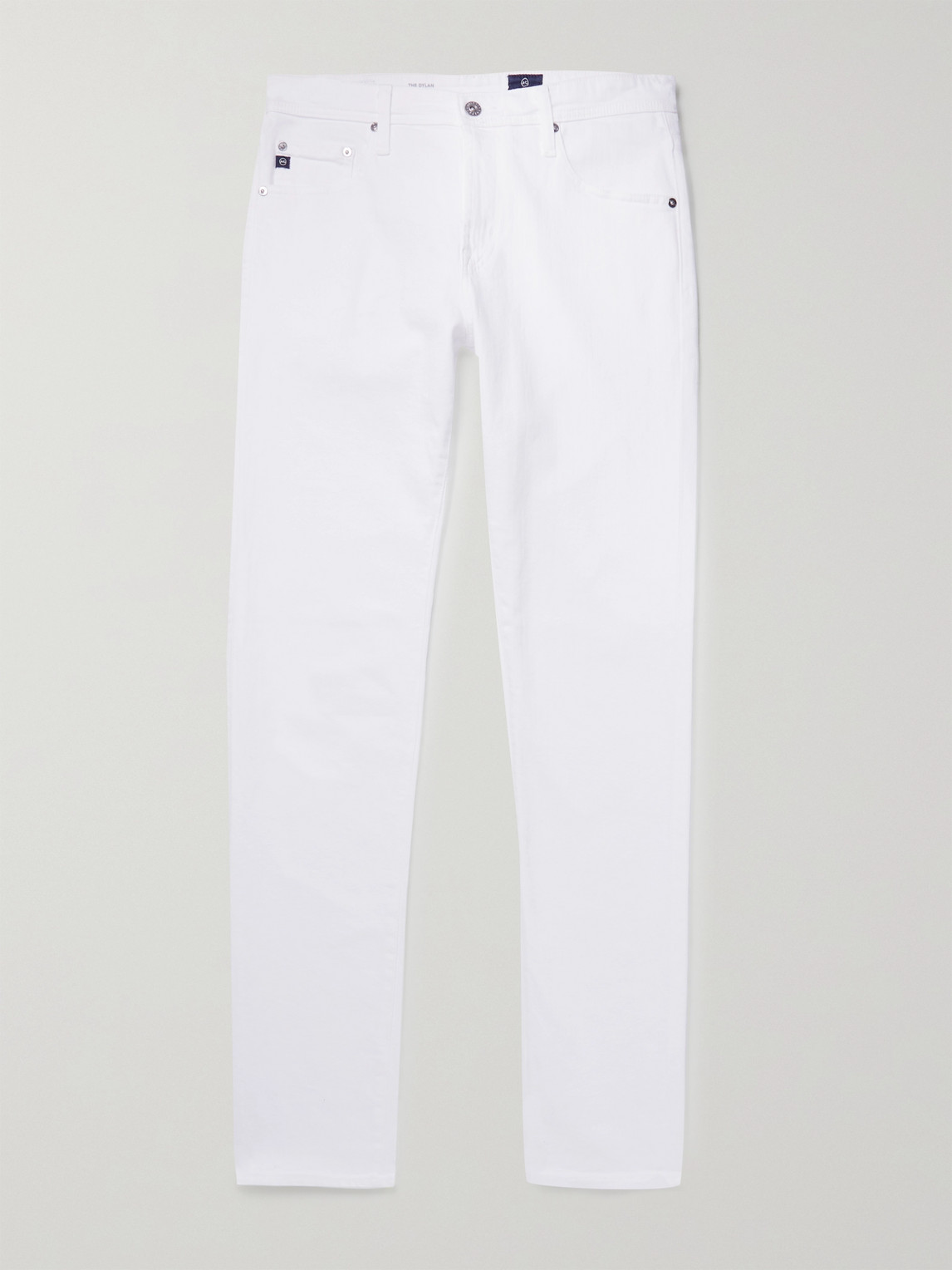 Ag Dylan Skinny-fit Stretch-denim Jeans In White