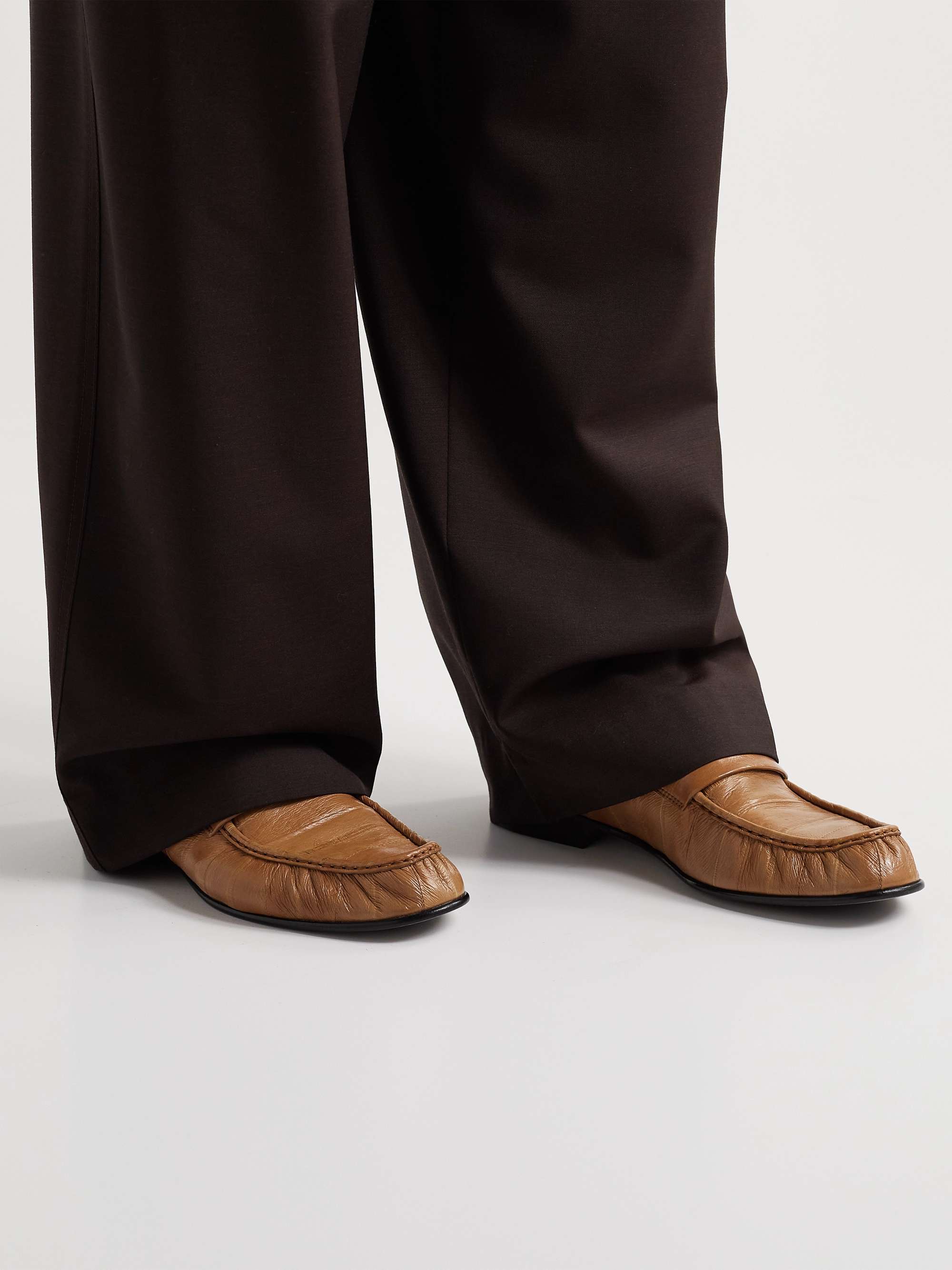 THE ROW Leather Loafers