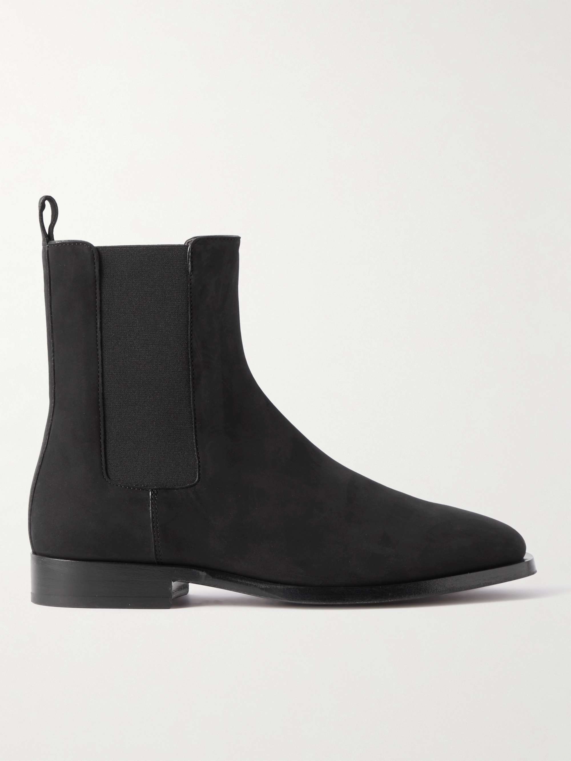 Black Grunge Suede Chelsea Boots | THE ROW | MR PORTER