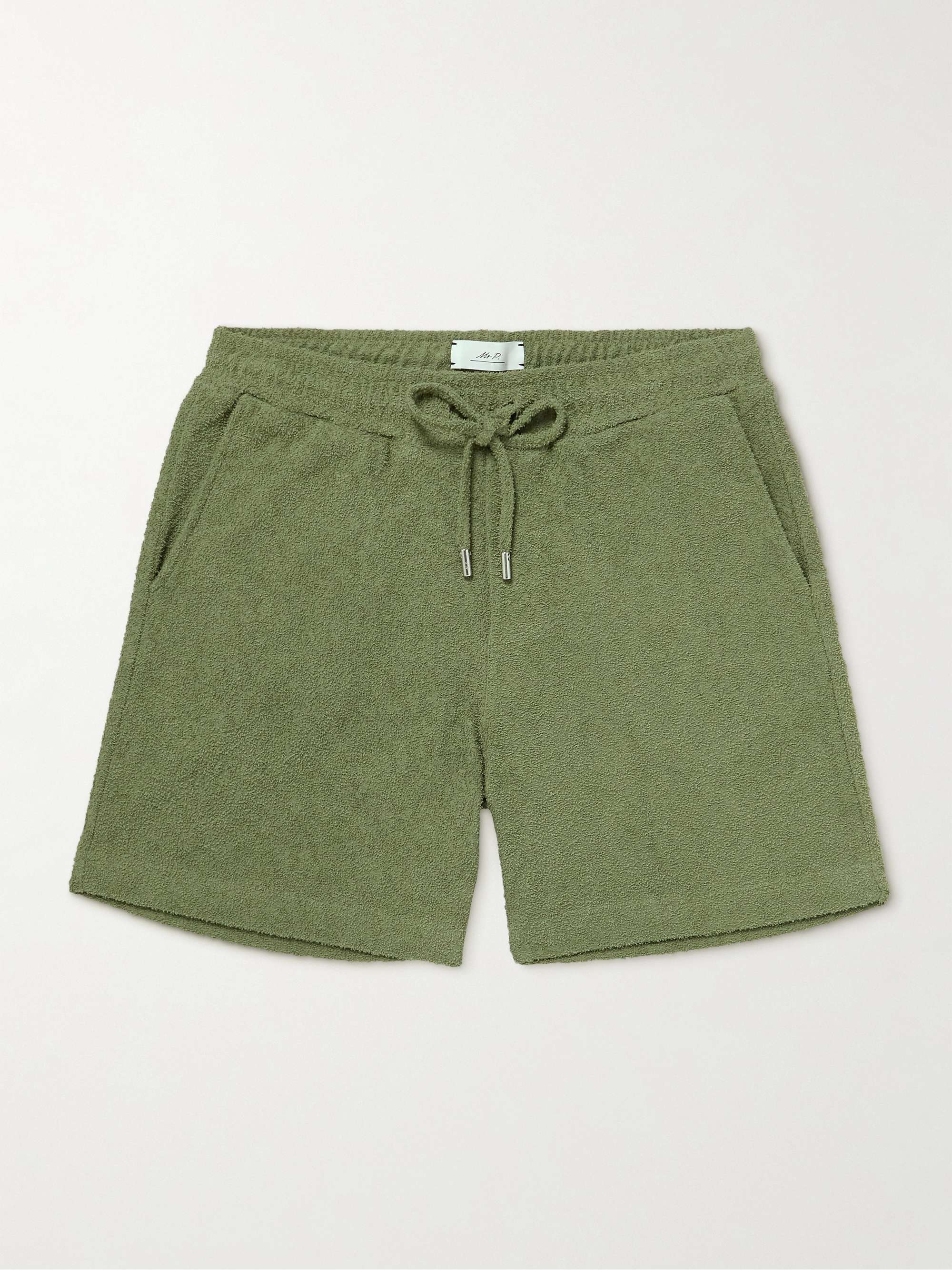 MR P. Organic Cotton-Terry Drawstring Shorts