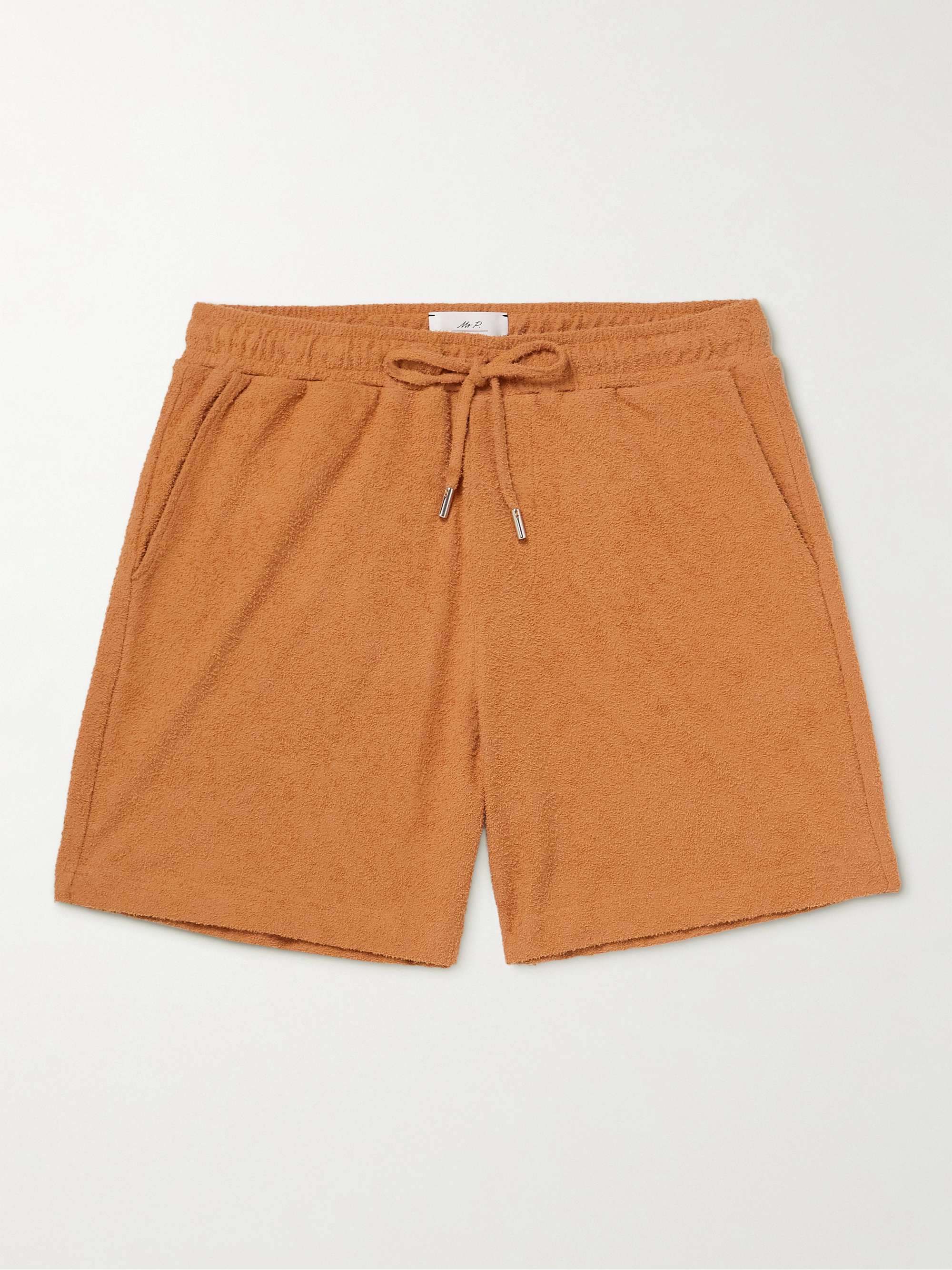 MR P. Organic Cotton-Terry Drawstring Shorts