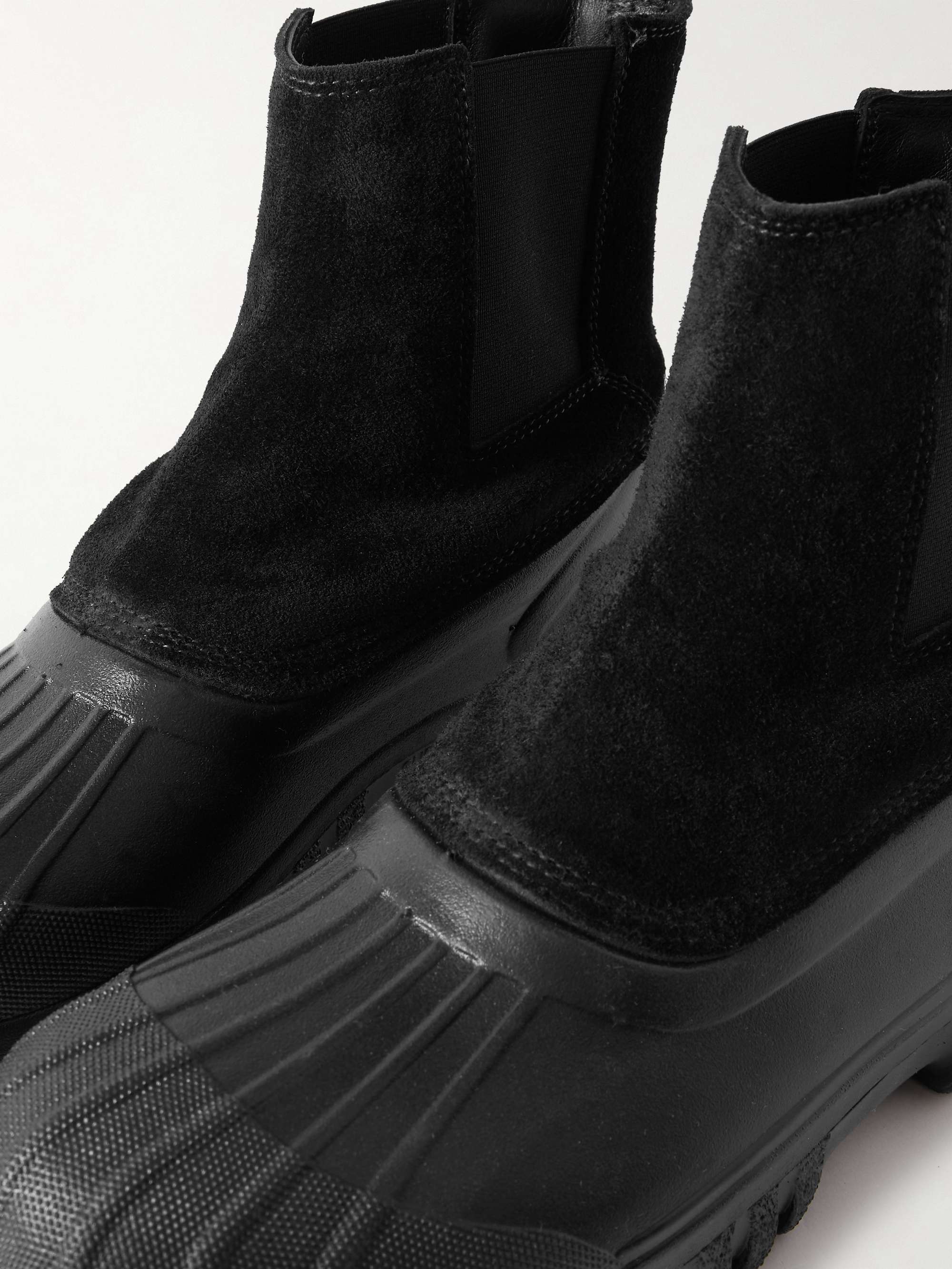 DIEMME Balbi Suede and Rubber Chelsea Boots