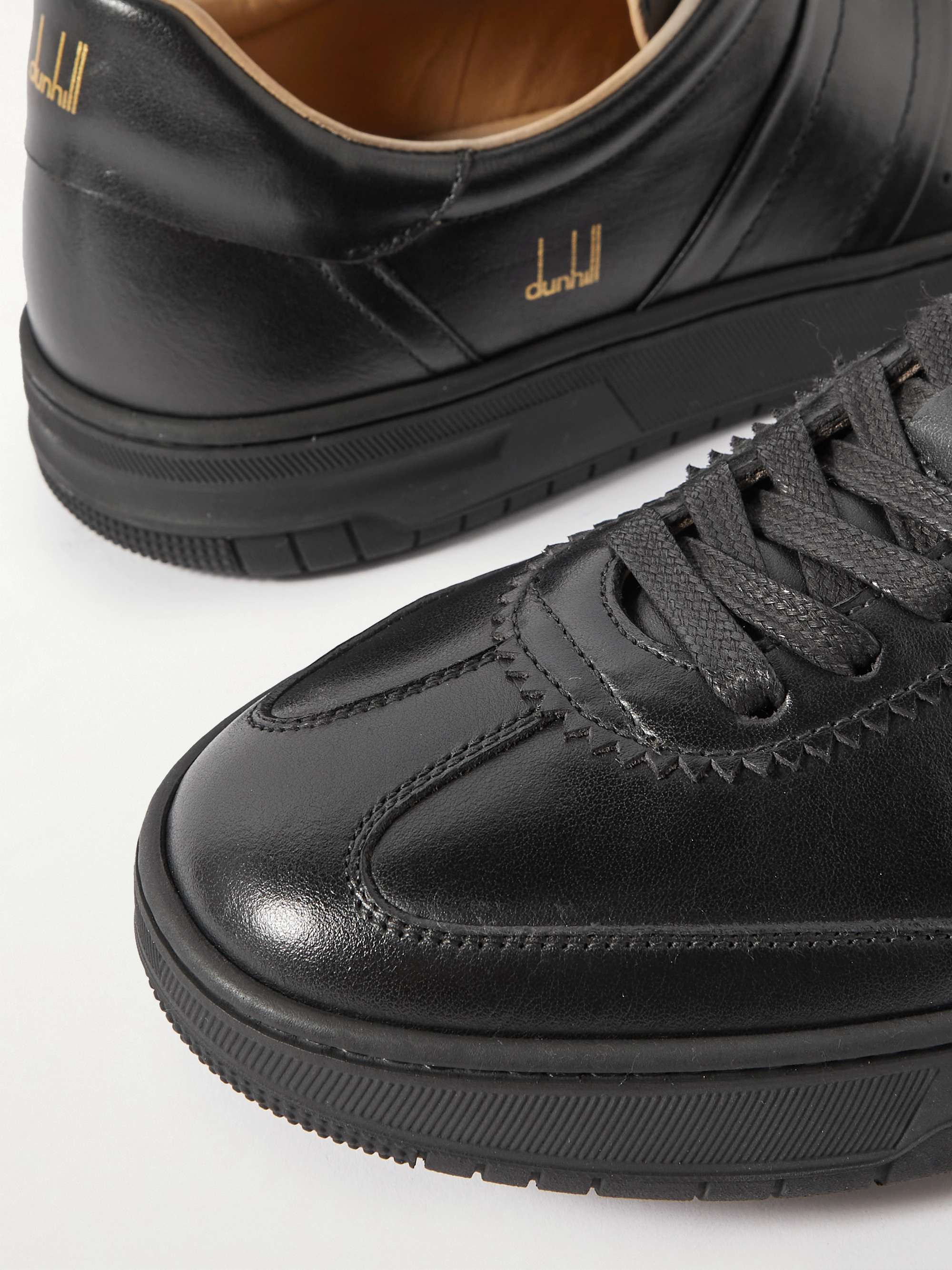 DUNHILL Court Legacy Leather Sneakers