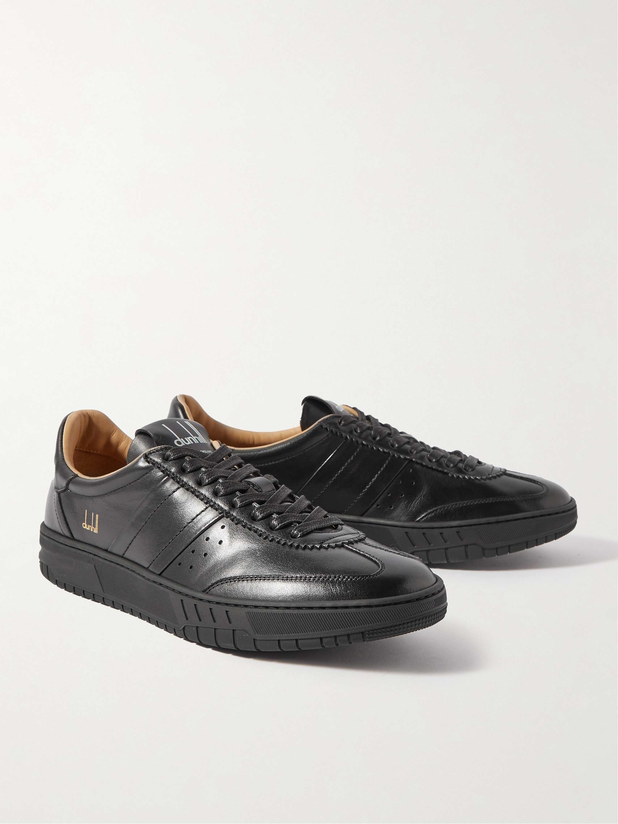 DUNHILL Court Legacy Leather Sneakers