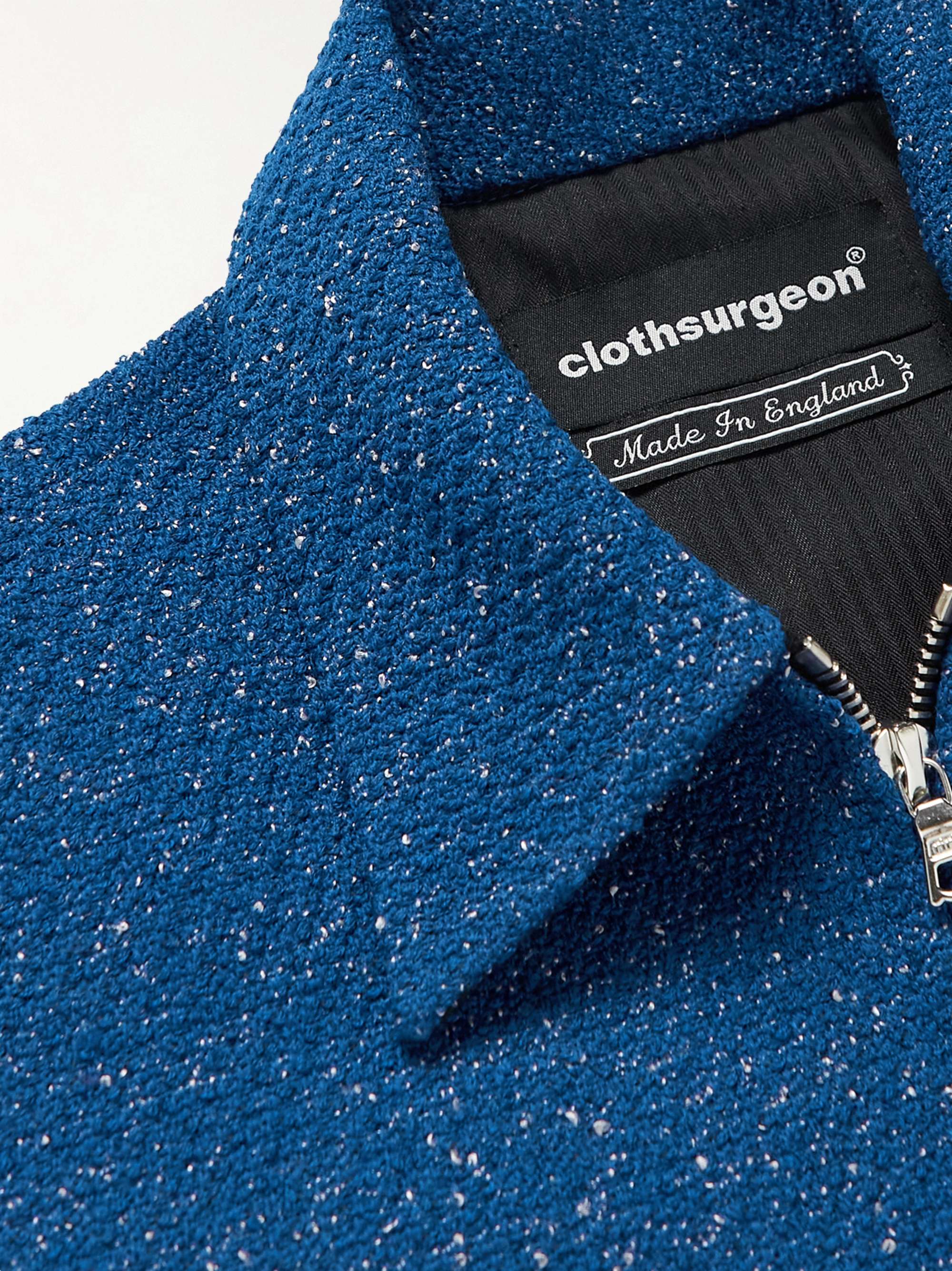 CLOTHSURGEON + Kvadrat Flecked Worsted Wool-Blend Blouson Jacket