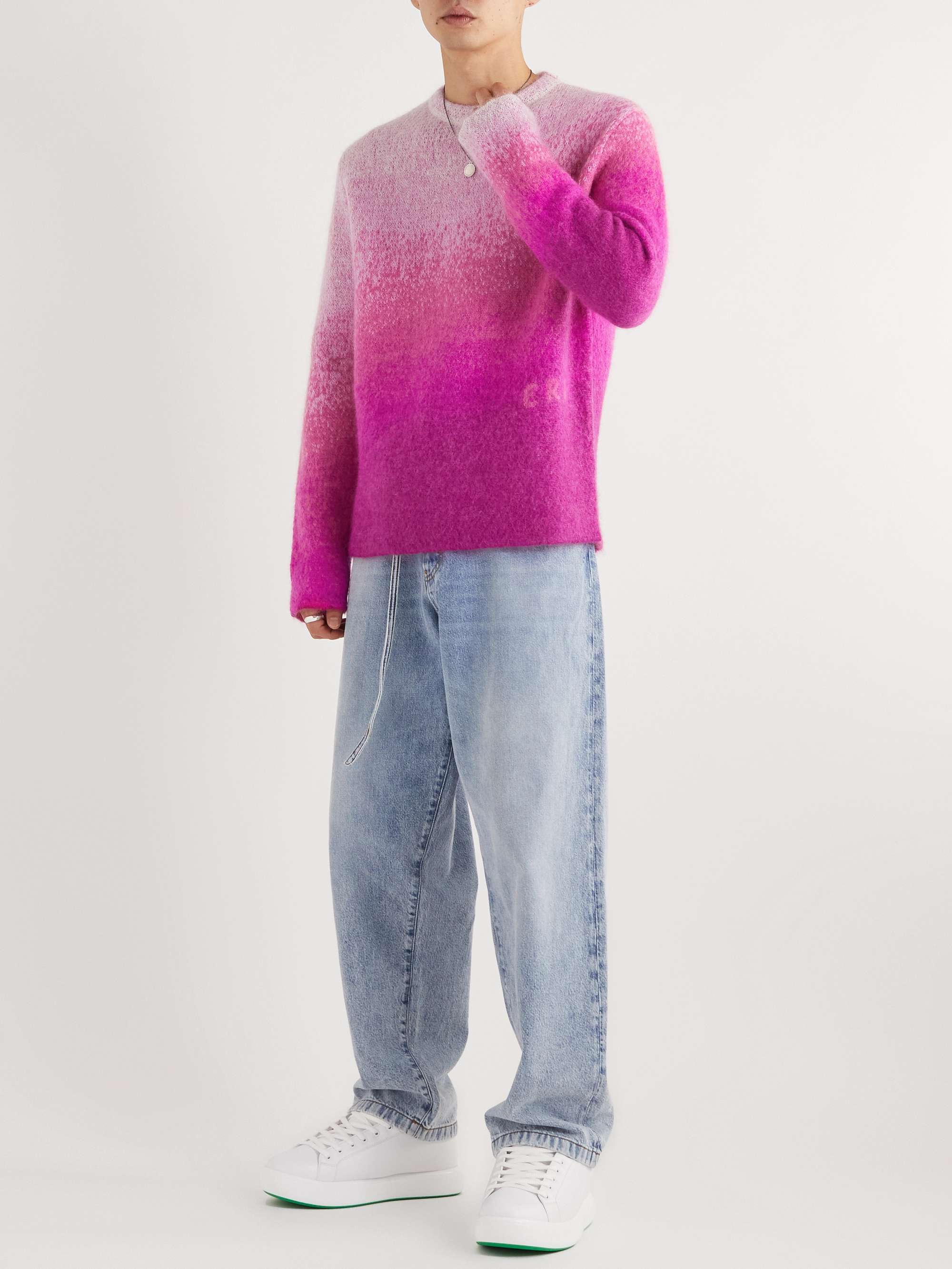 ERL Dégradé Mohair-Blend Sweater