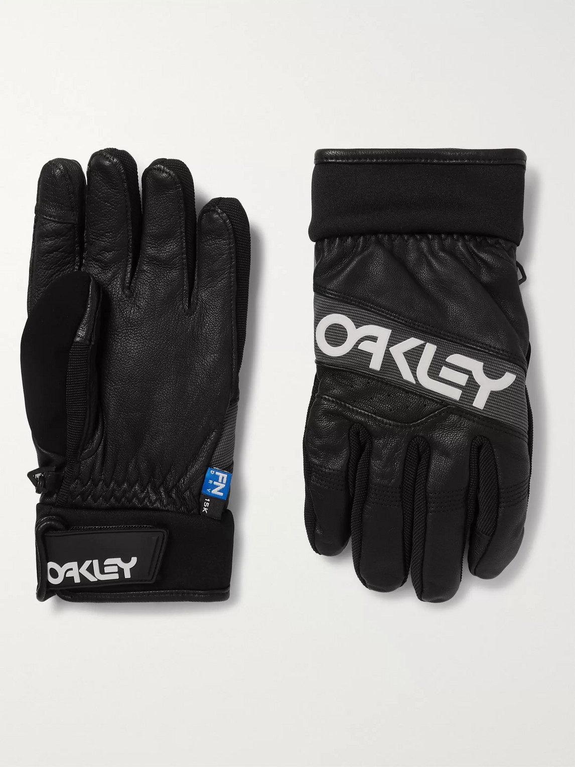 Oakley Factory Winter 2 Fn Dry And Leather Gloves In Black