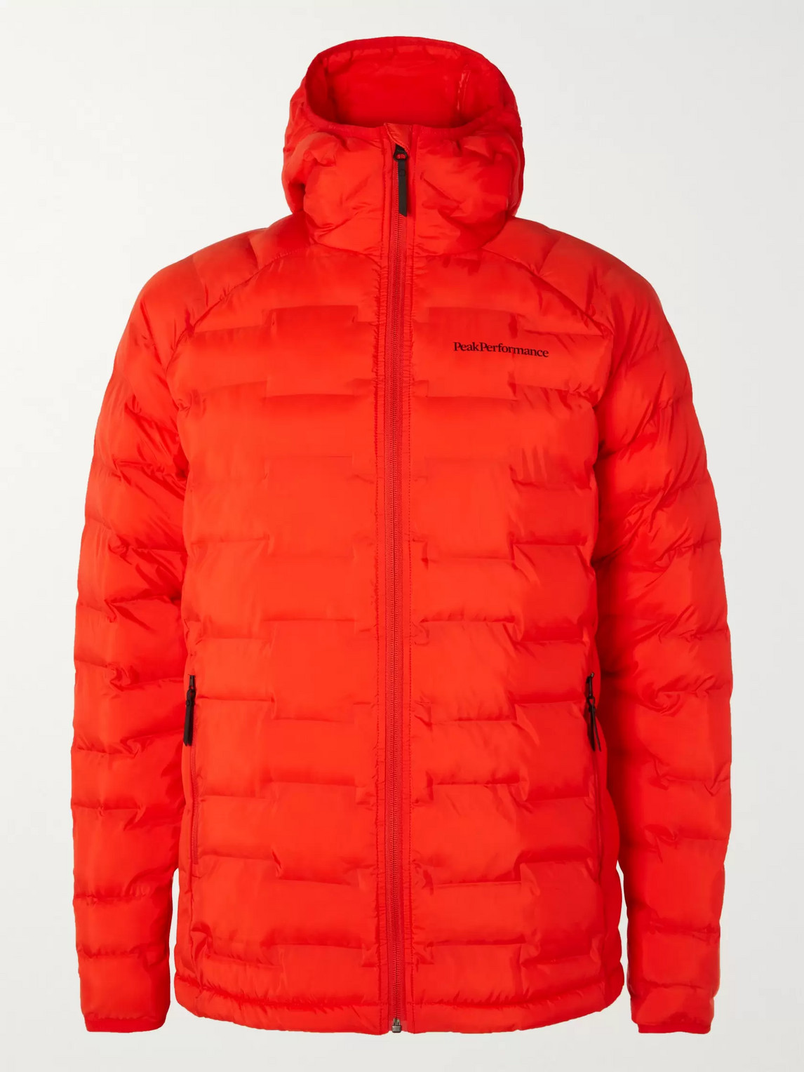 Peak Performance Argon Quilted Shell Jacket In Red