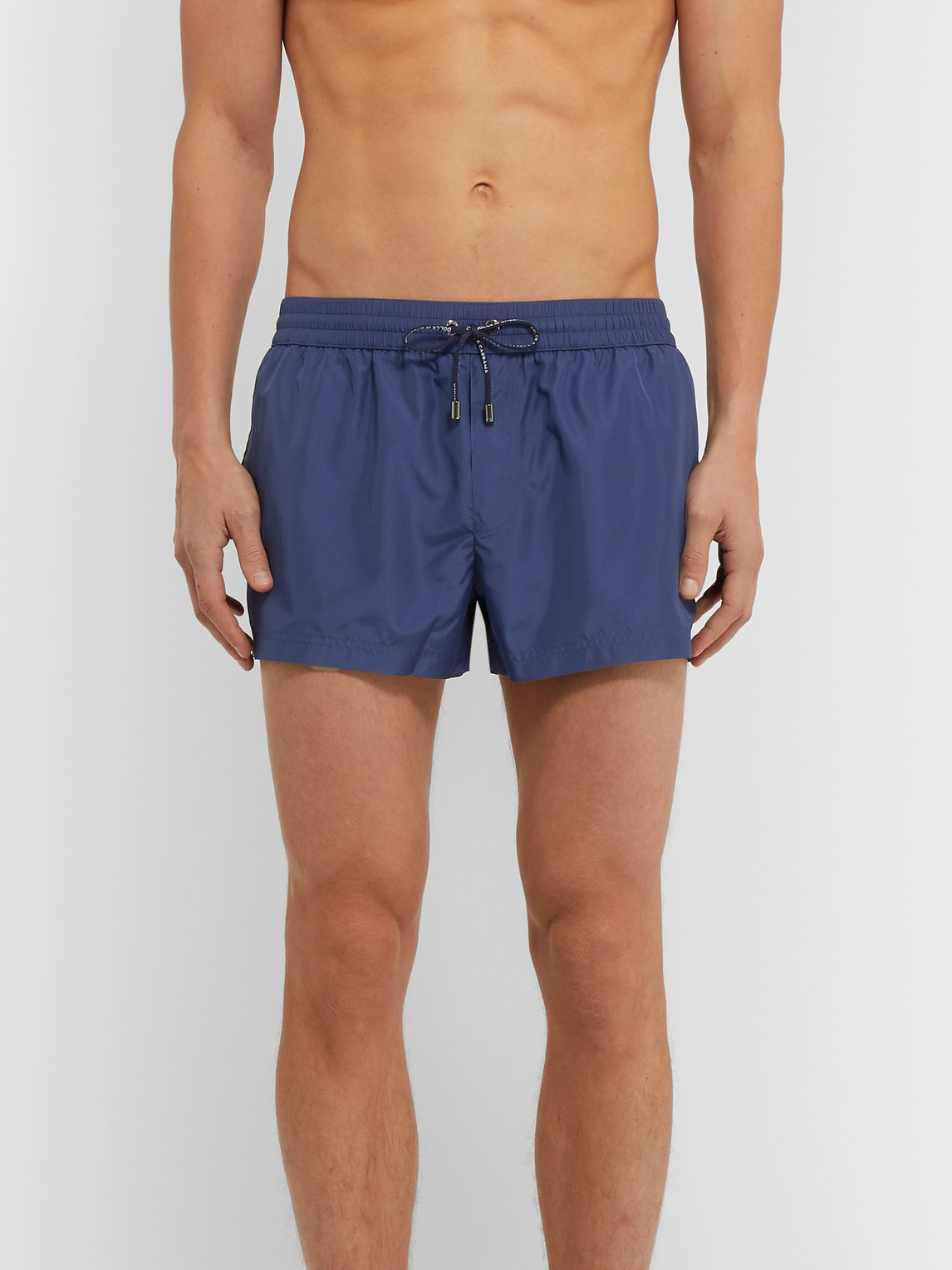 Dolce & Gabbana Short-length Swim Shorts In Blue