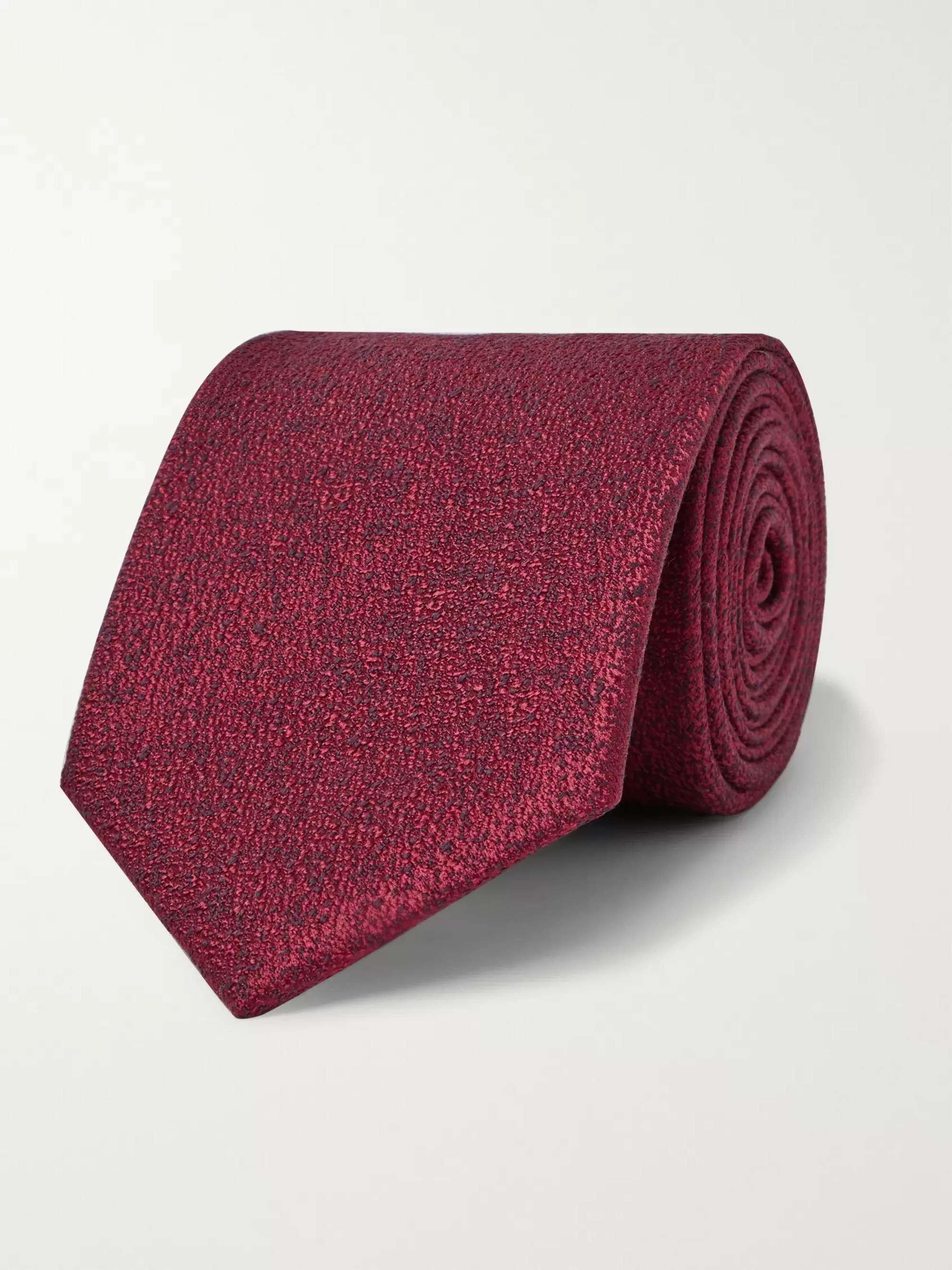 CHARVET 7.5cm Silk and Wool-Blend Tie