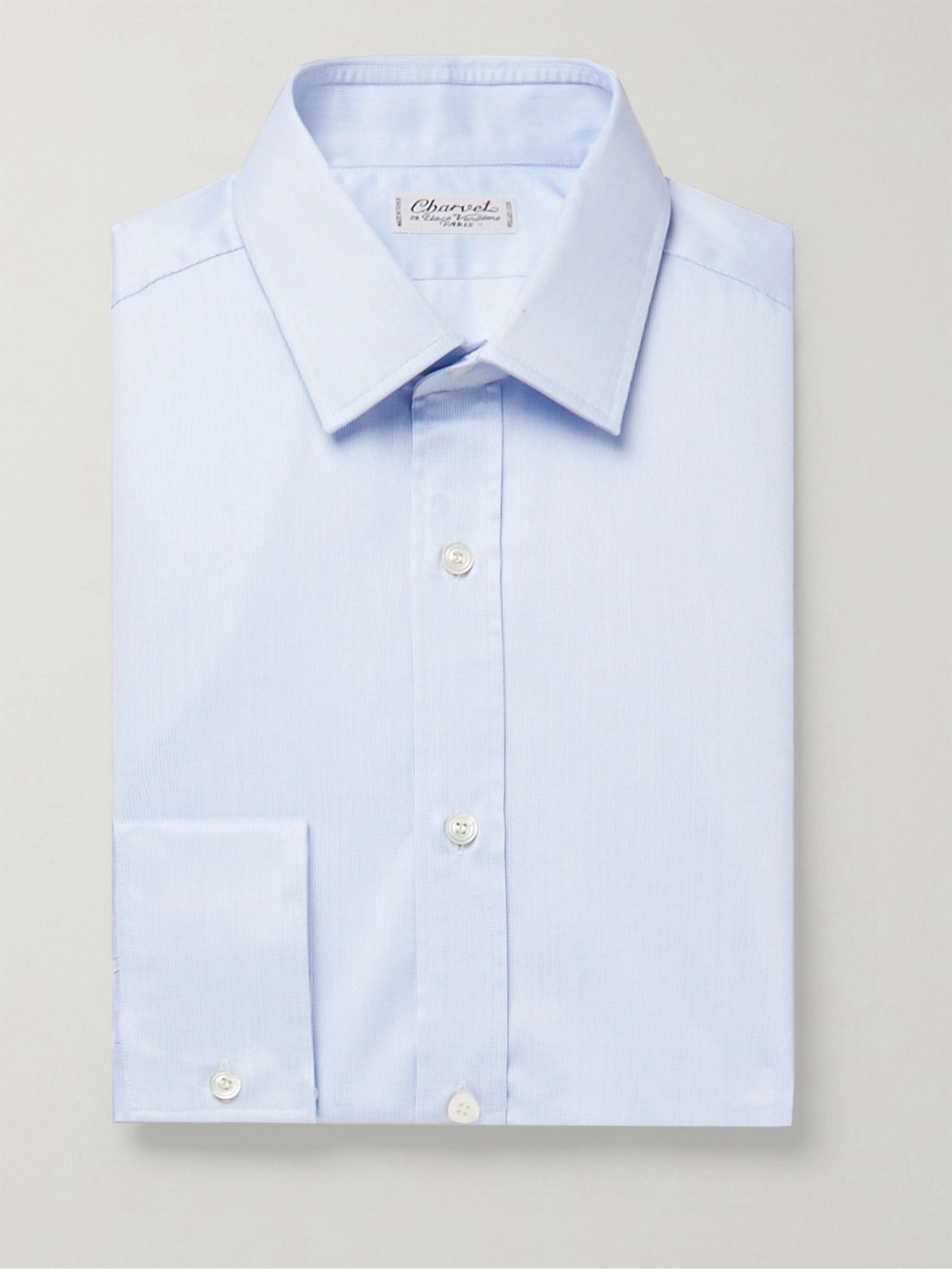 CHARVET Light-Blue Cotton Shirt